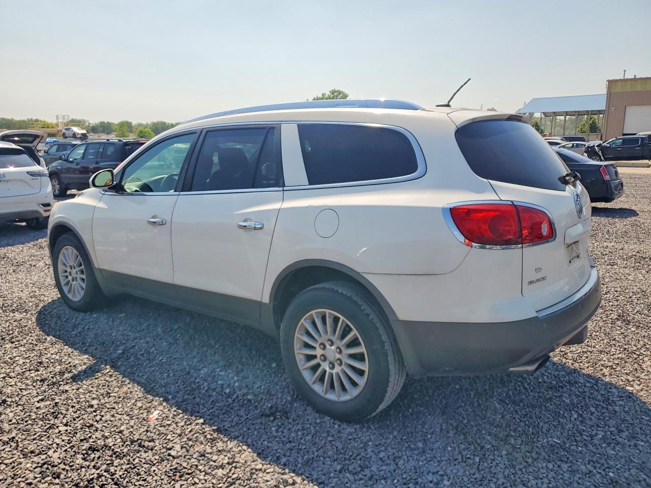 2008 Buick Enclave Cxl White vin: 5GAER23708J230239