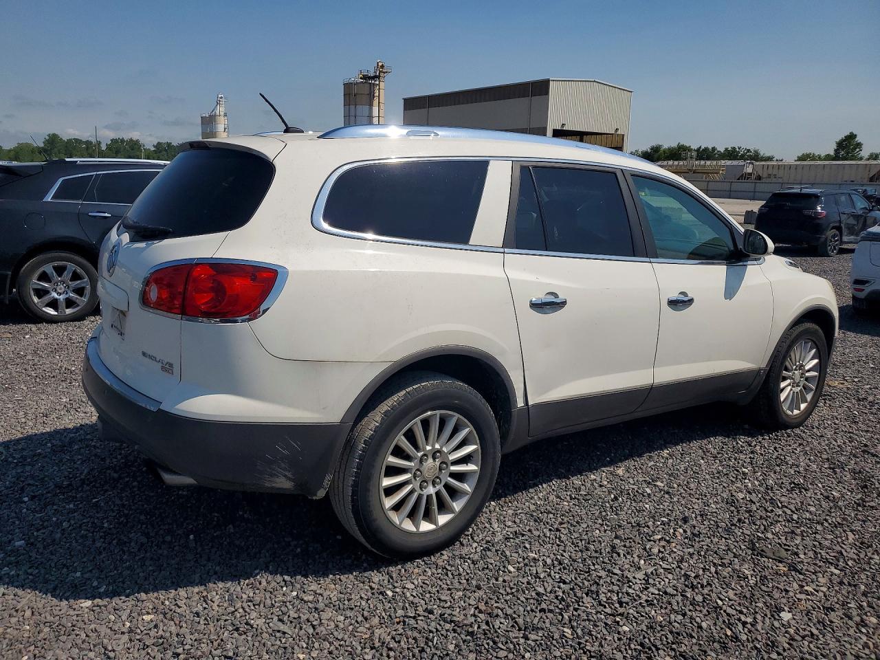2008 Buick Enclave Cxl White vin: 5GAER23708J230239