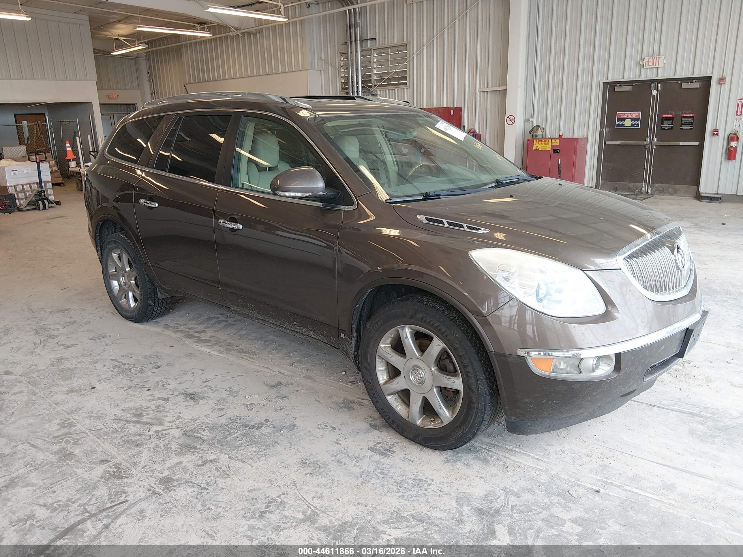 2008 Buick Enclave Cxl Brown vin: 5GAER23708J248045