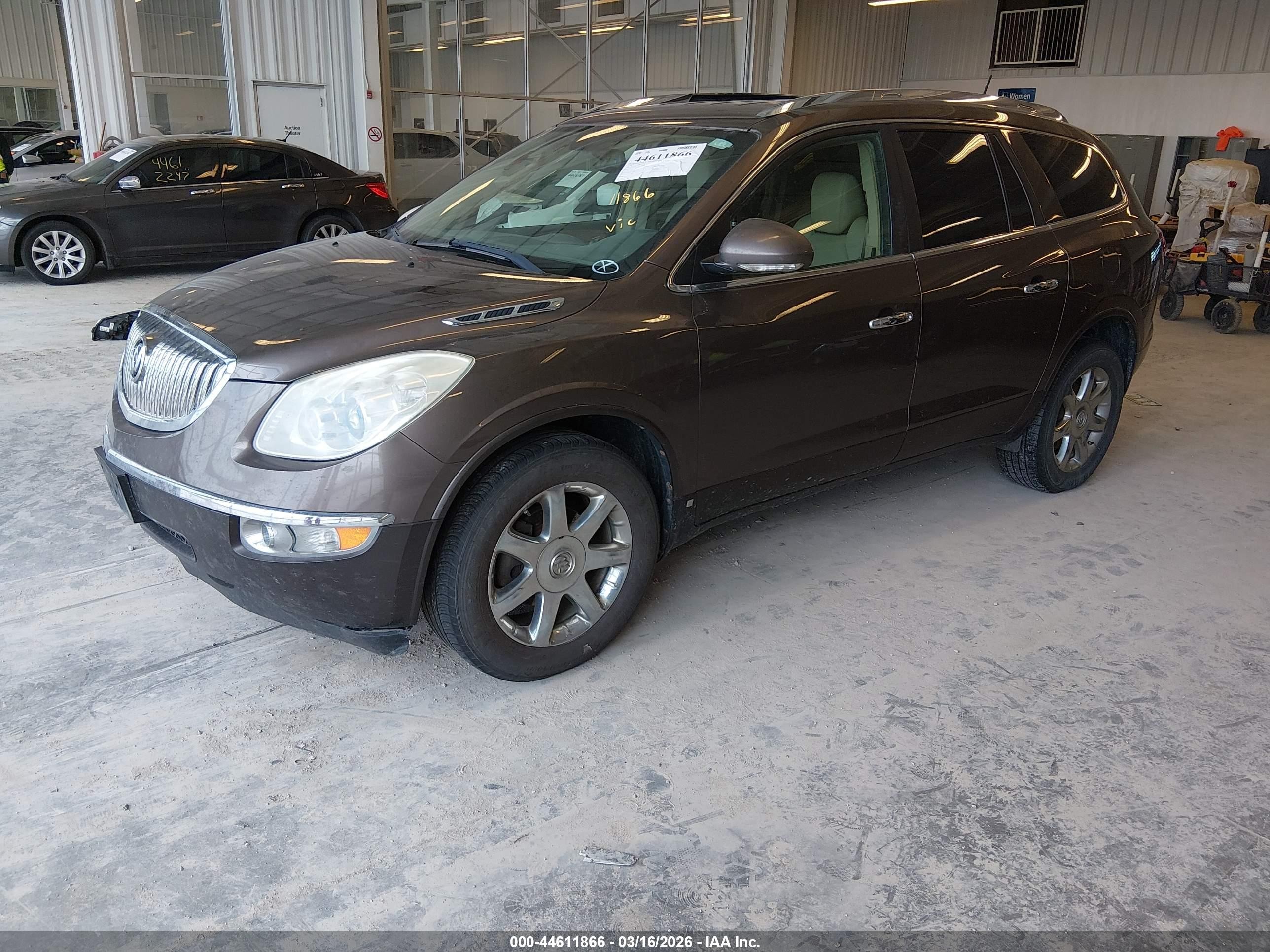 2008 Buick Enclave Cxl Brown vin: 5GAER23708J248045