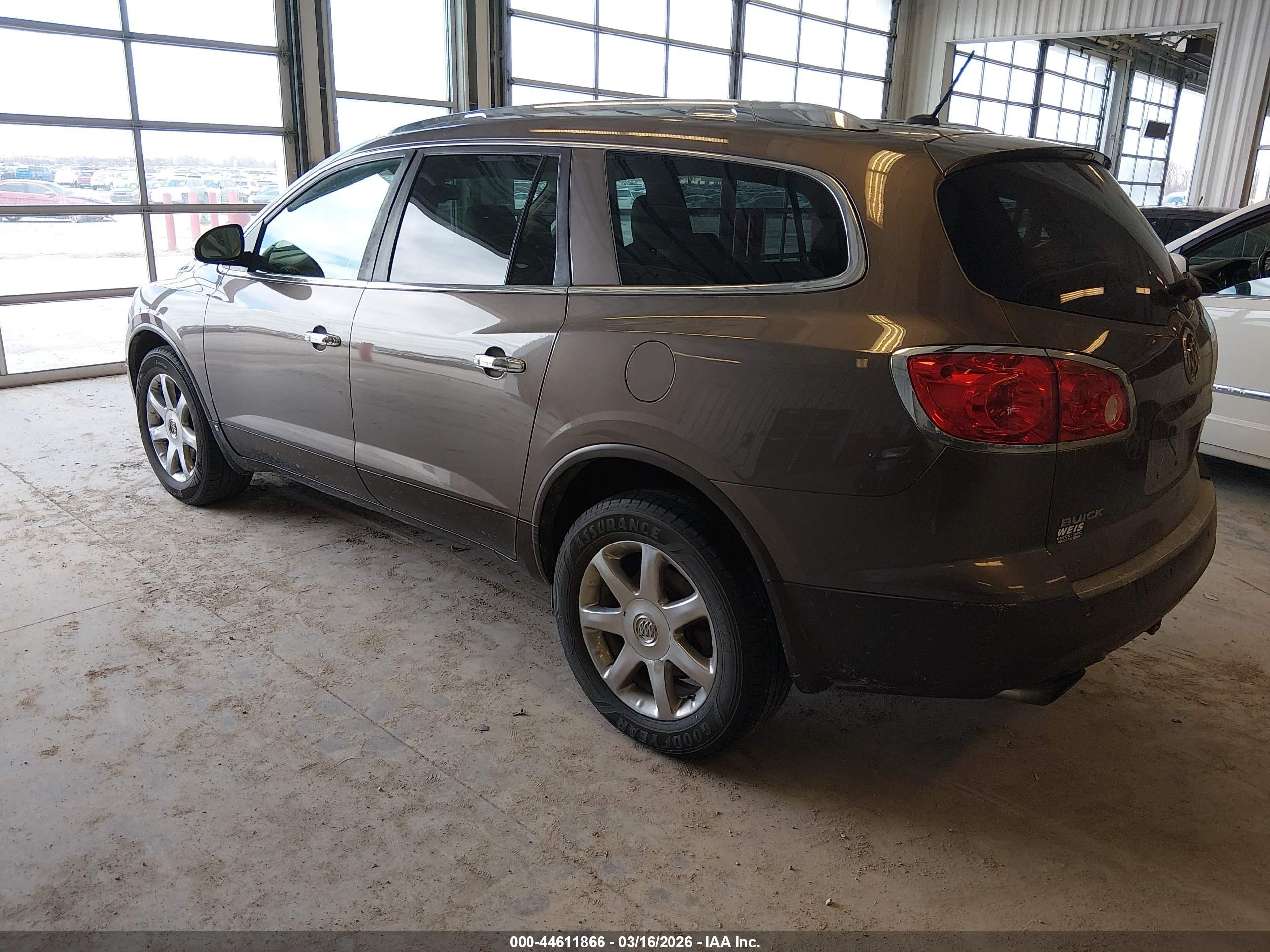 2008 Buick Enclave Cxl Brown vin: 5GAER23708J248045