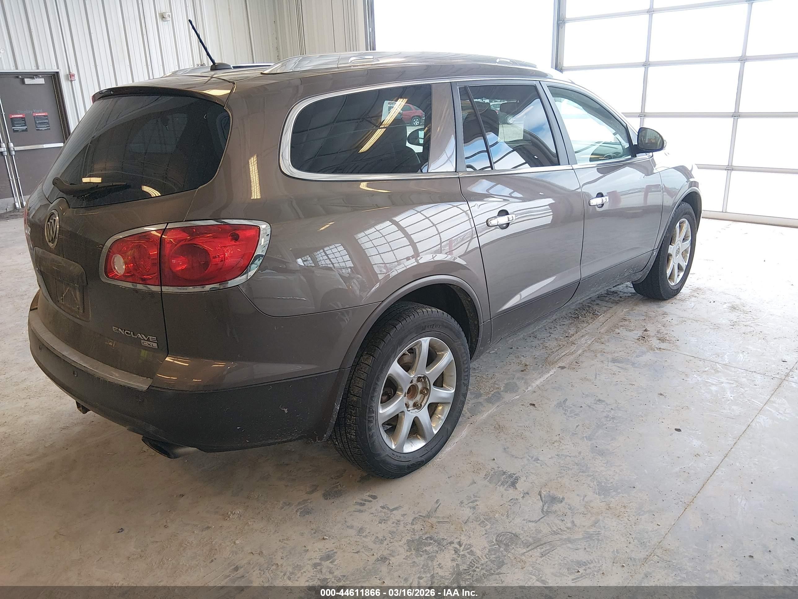 2008 Buick Enclave Cxl Brown vin: 5GAER23708J248045