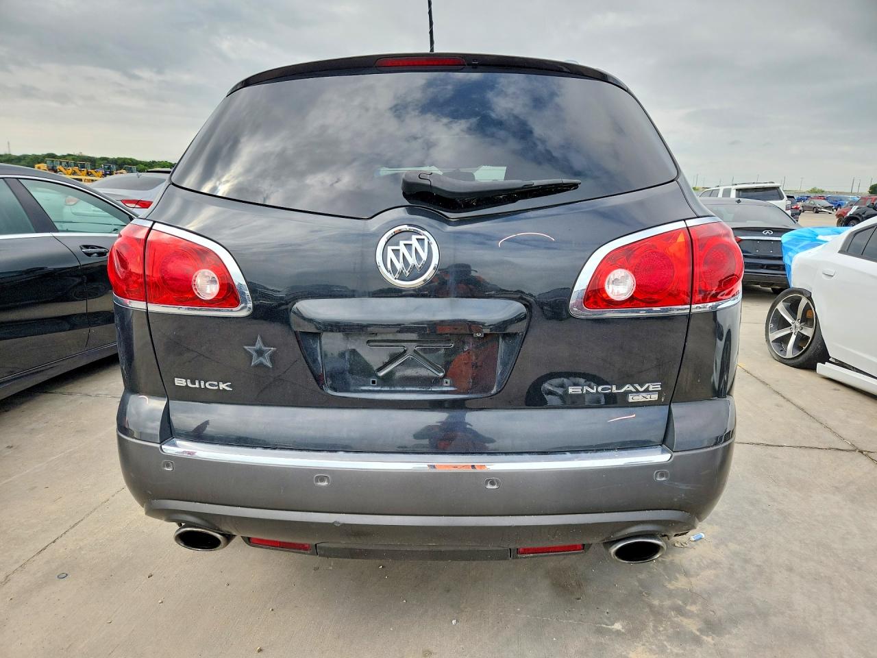 2008 Buick Enclave Cxl Black vin: 5GAER23708J276394