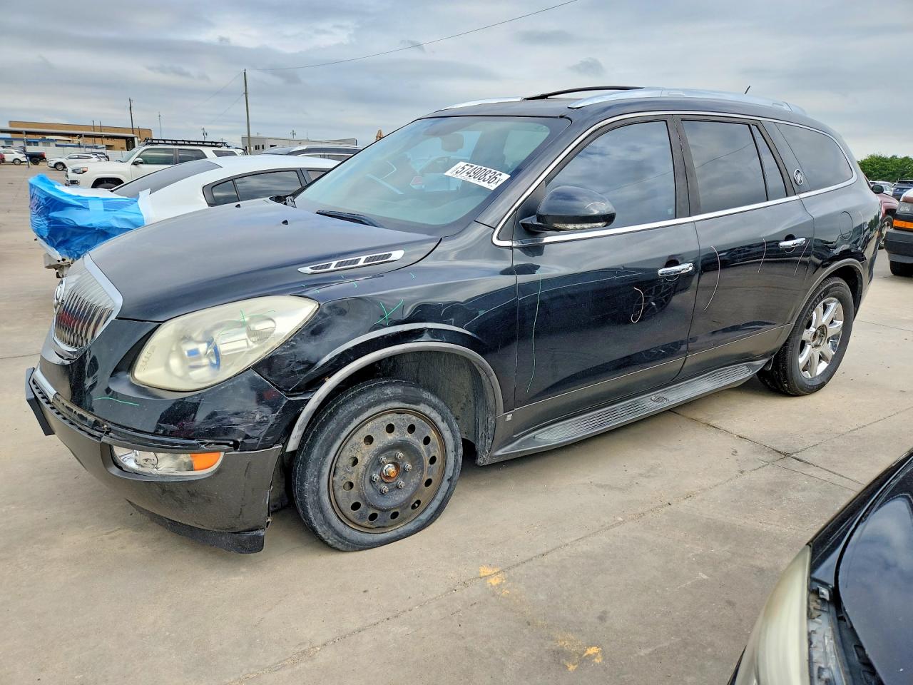2008 Buick Enclave Cxl Black vin: 5GAER23708J276394