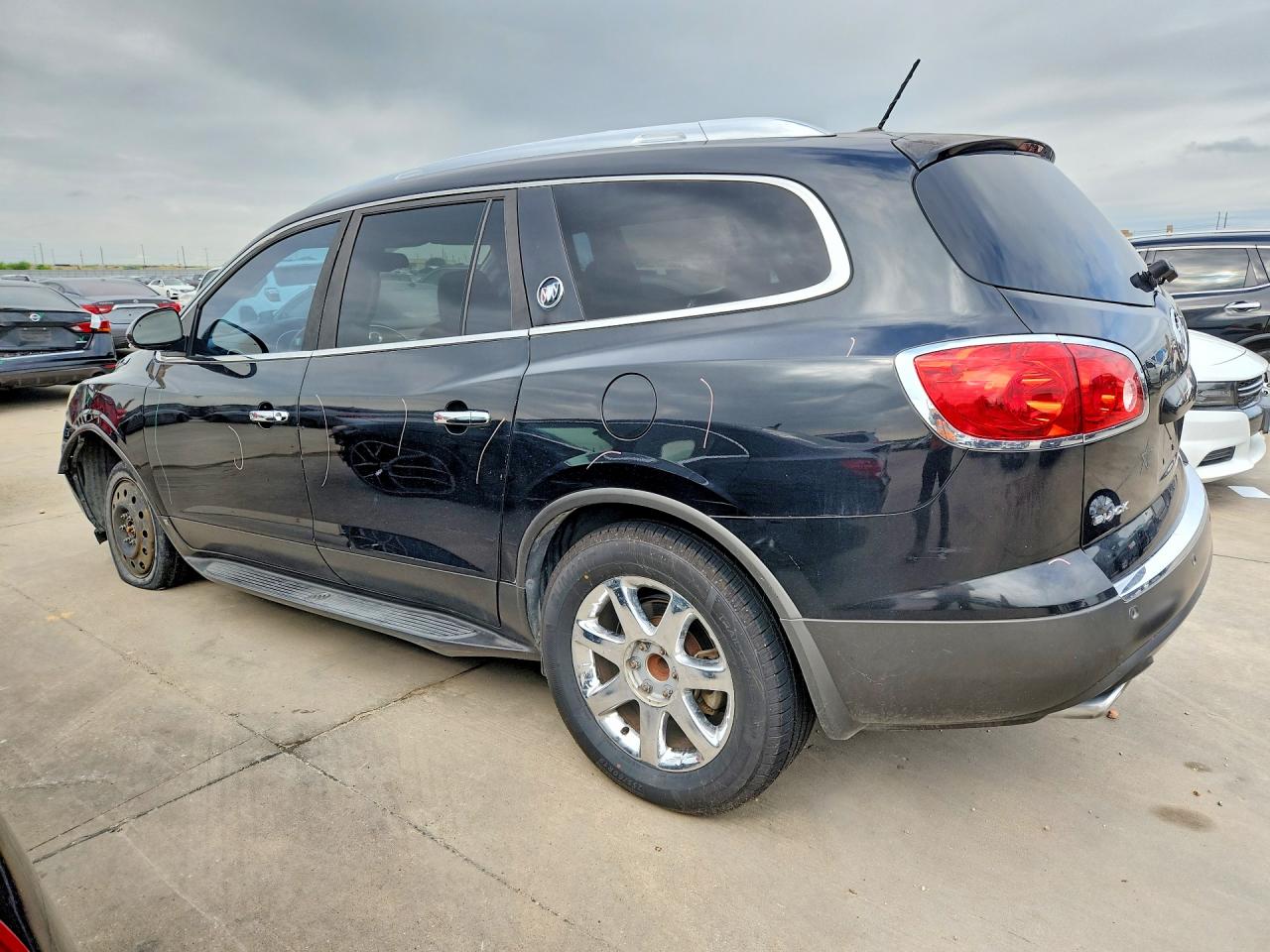 2008 Buick Enclave Cxl Black vin: 5GAER23708J276394