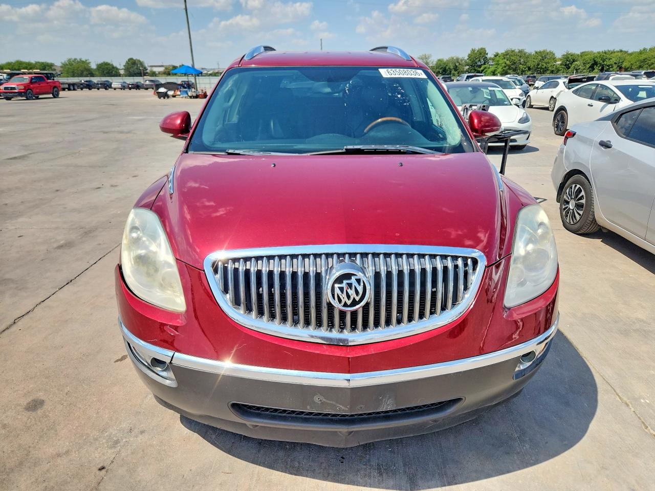 2008 Buick Enclave Cxl Red vin: 5GAER23718J147192