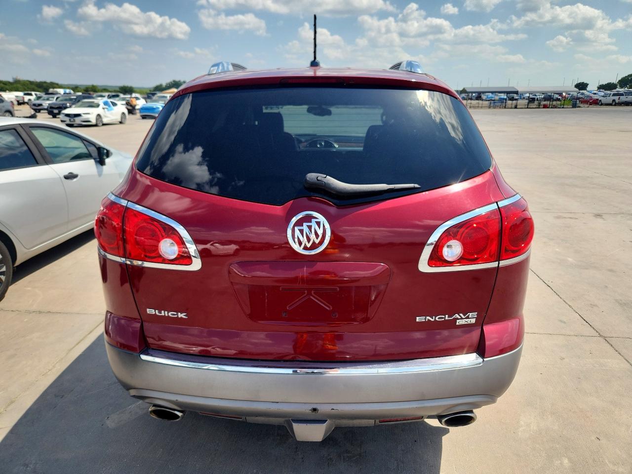 2008 Buick Enclave Cxl Red vin: 5GAER23718J147192