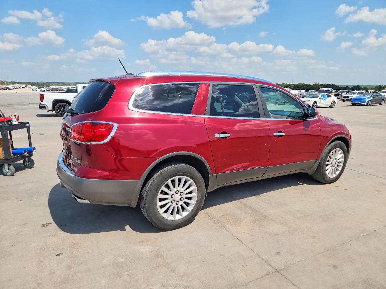 2008 Buick Enclave Cxl Red vin: 5GAER23718J147192