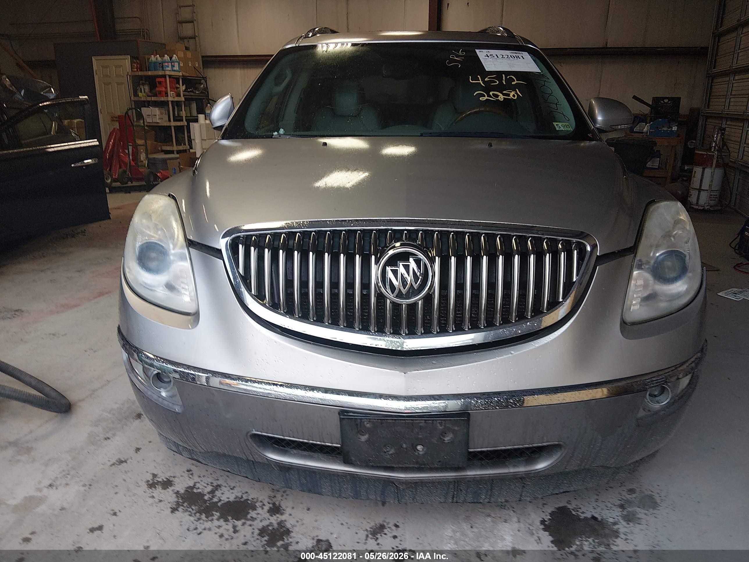 2008 Buick Enclave Cxl Silver vin: 5GAER23718J245042