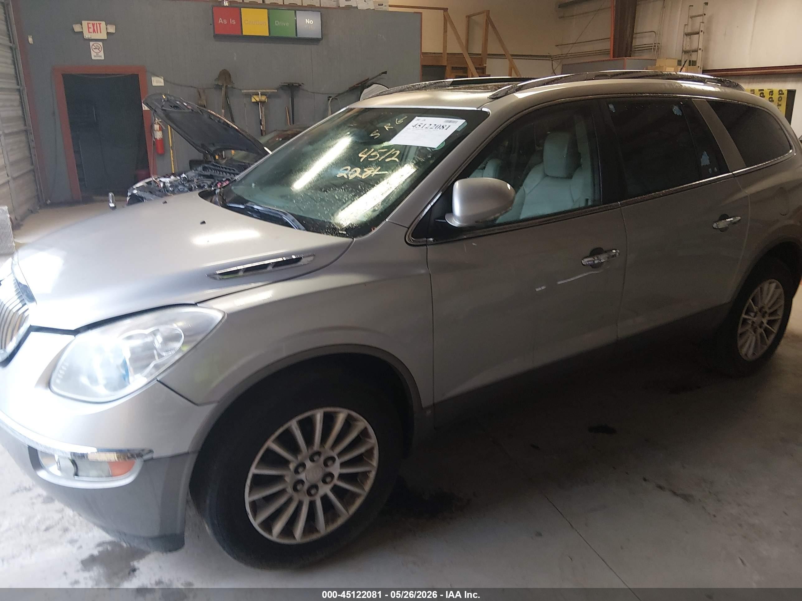 2008 Buick Enclave Cxl Silver vin: 5GAER23718J245042