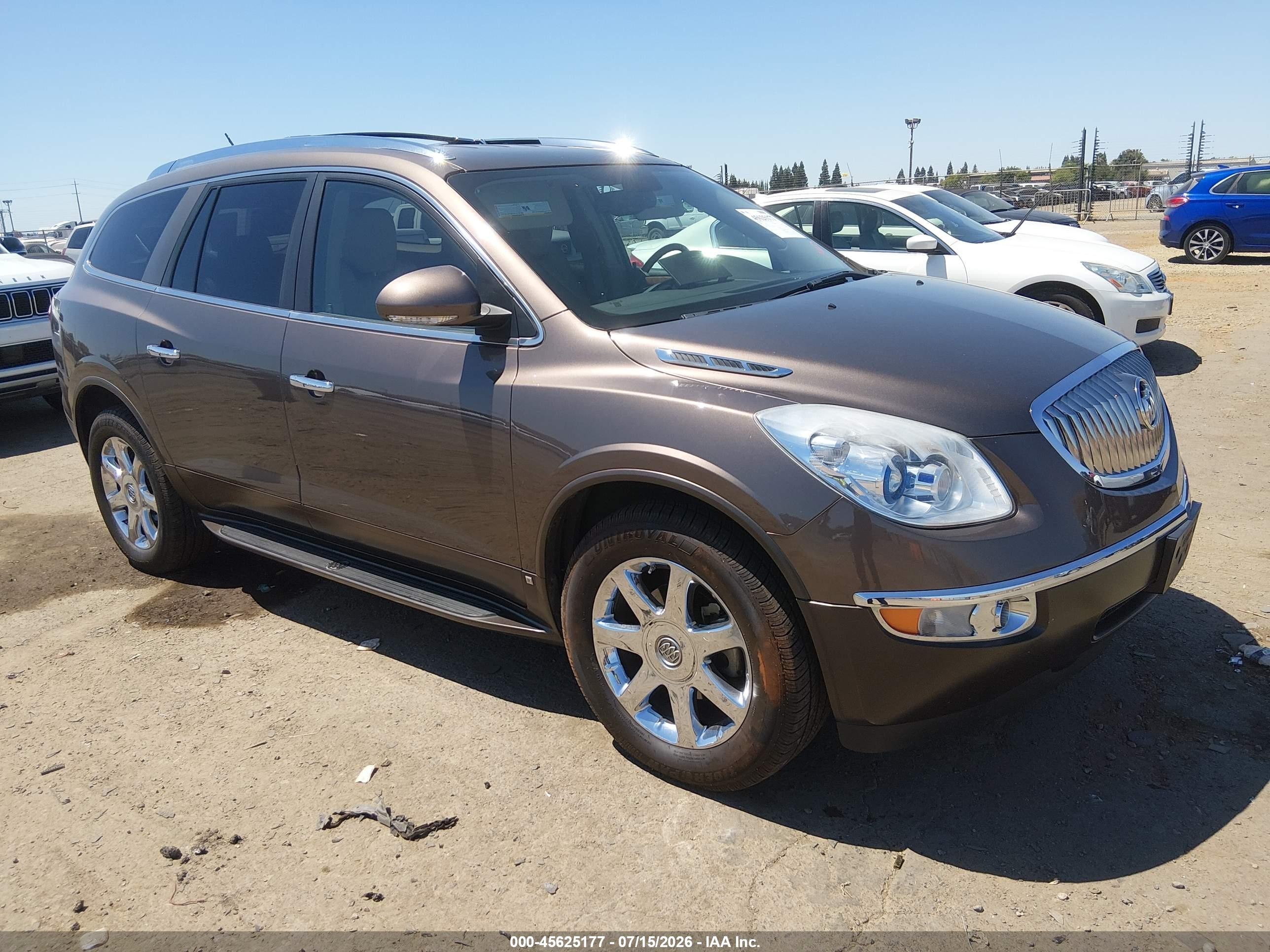 2008 Buick Enclave Cxl Brown vin: 5GAER23718J303117