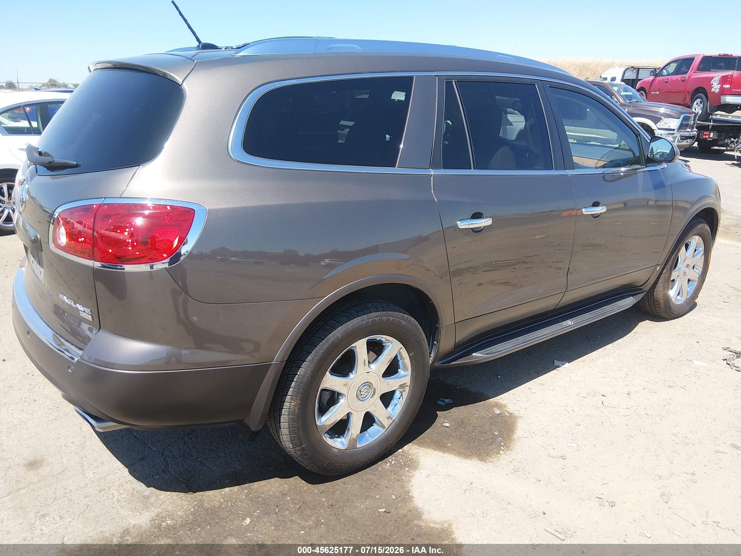 2008 Buick Enclave Cxl Brown vin: 5GAER23718J303117