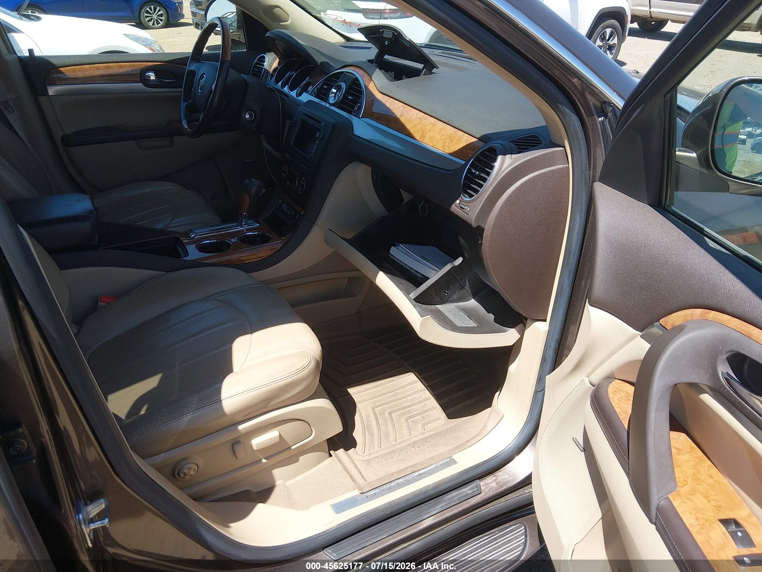 2008 Buick Enclave Cxl Brown vin: 5GAER23718J303117
