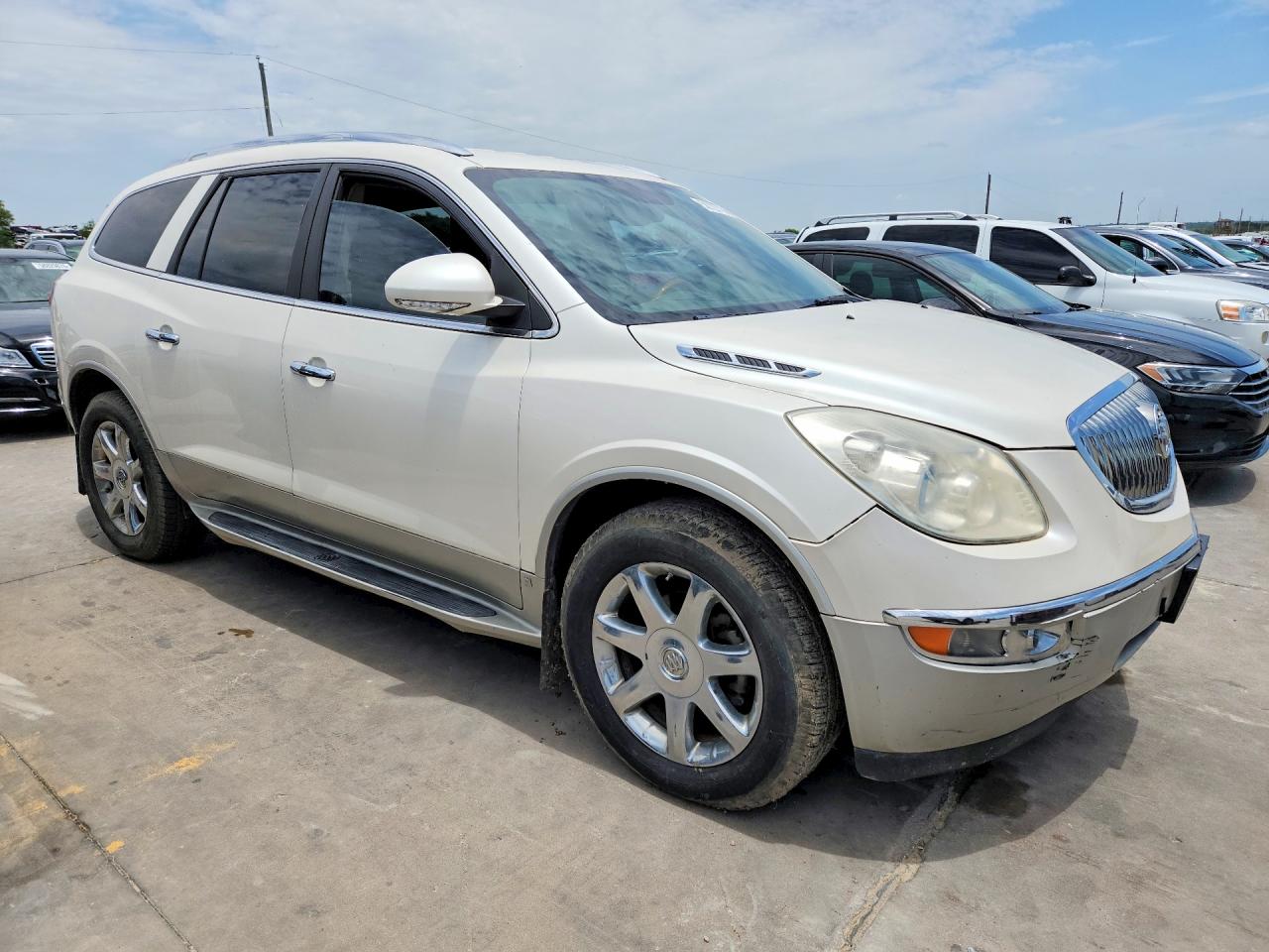 2008 Buick Enclave Cxl White vin: 5GAER23728J105520