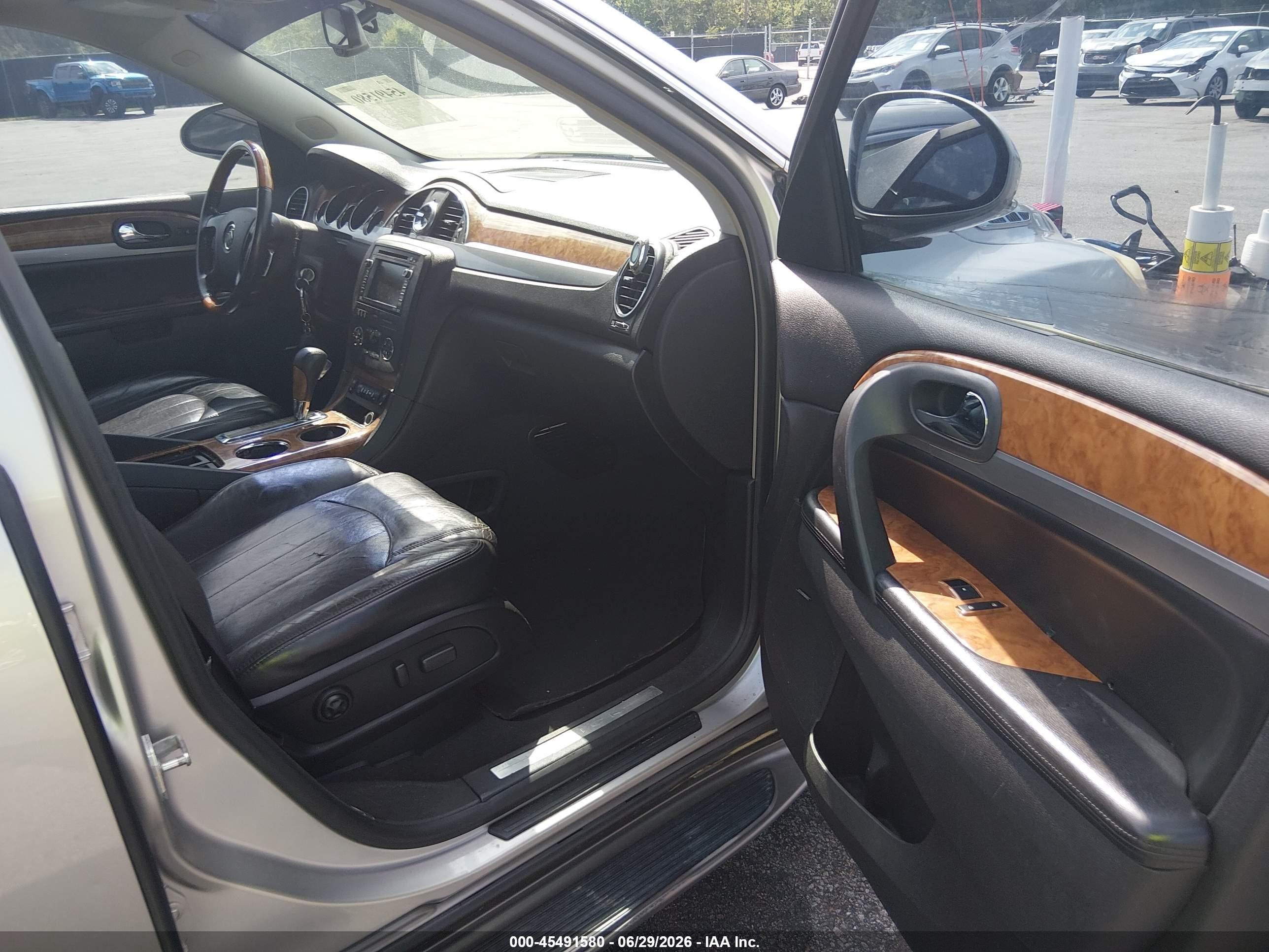 2008 Buick Enclave Cxl Silver vin: 5GAER23728J107154