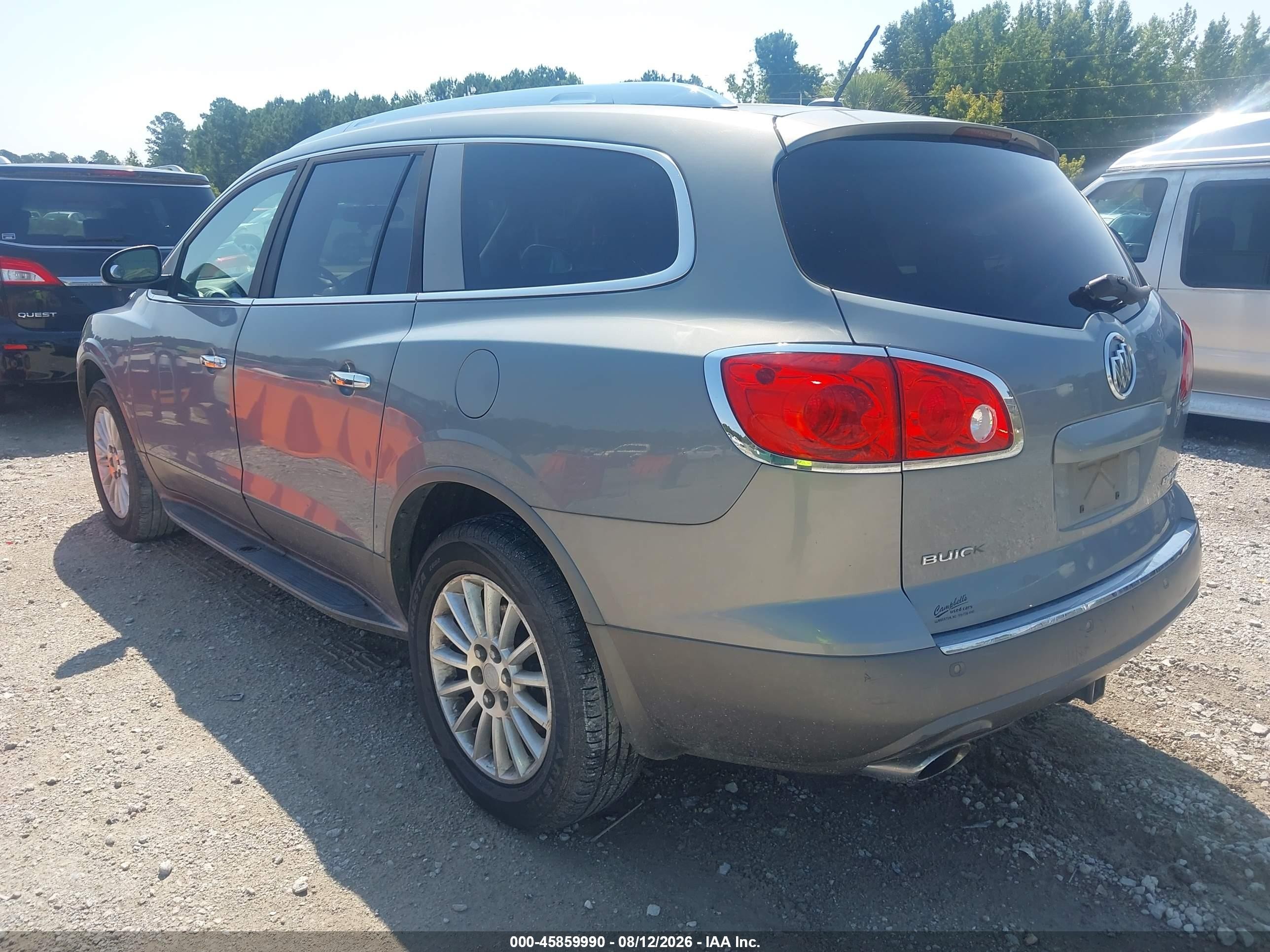 2008 Buick Enclave Cxl Blue vin: 5GAER23728J116694