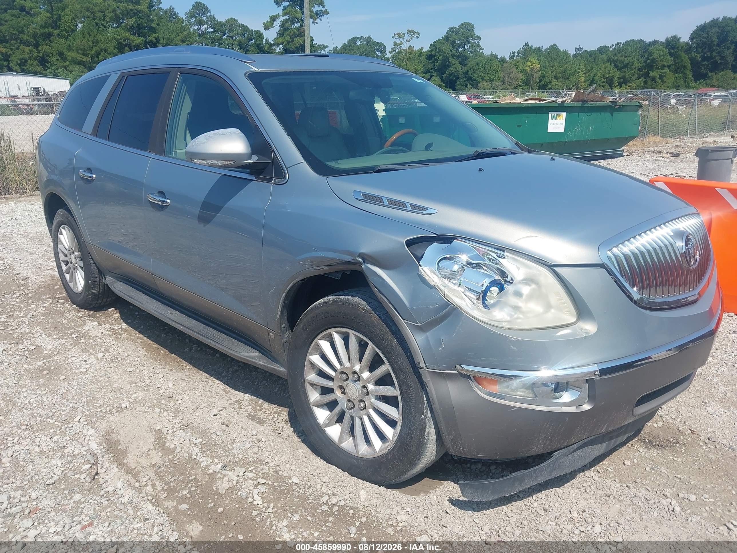 2008 Buick Enclave Cxl Blue vin: 5GAER23728J116694