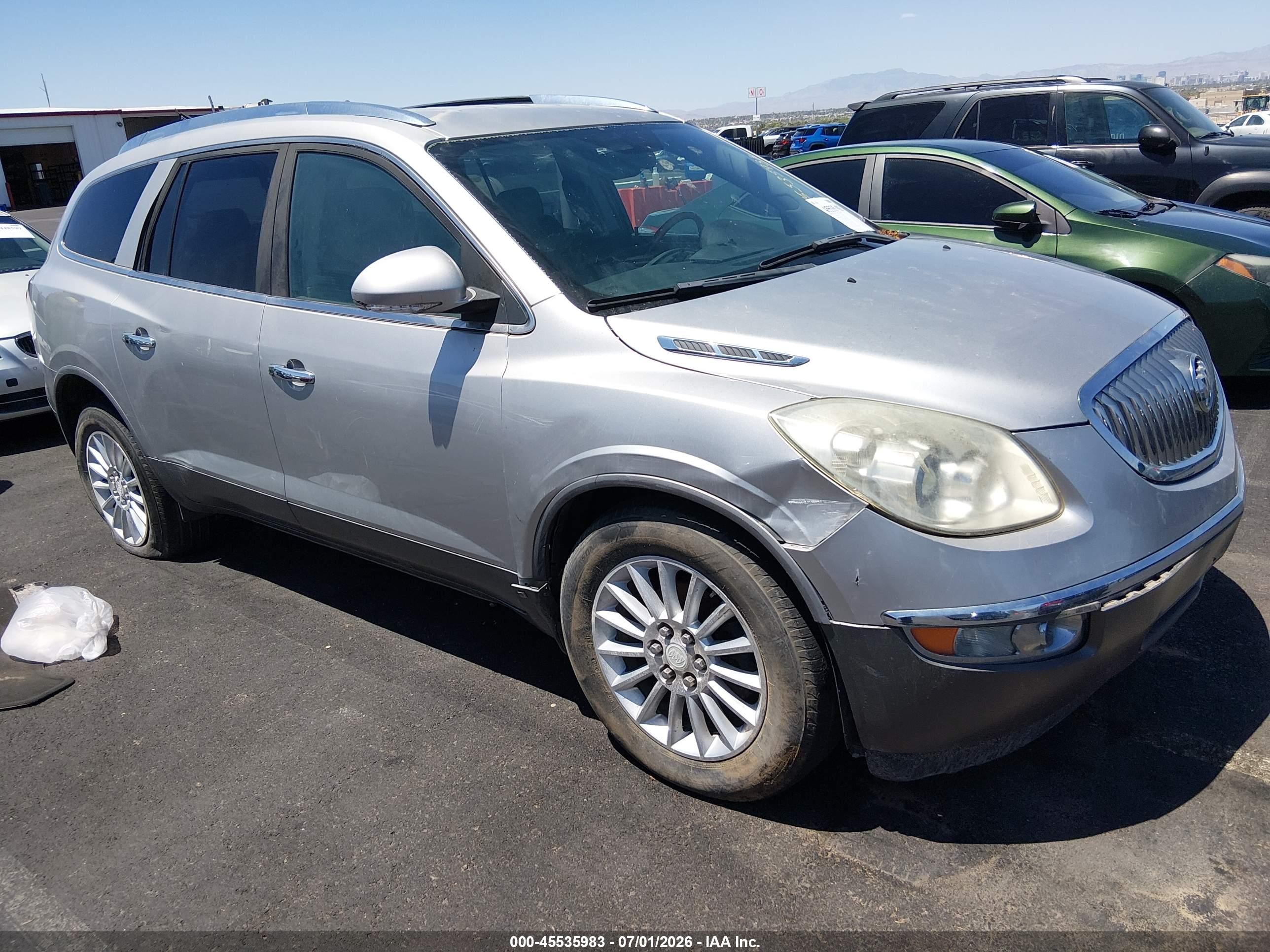 2008 Buick Enclave Cxl Gray vin: 5GAER23738J108930