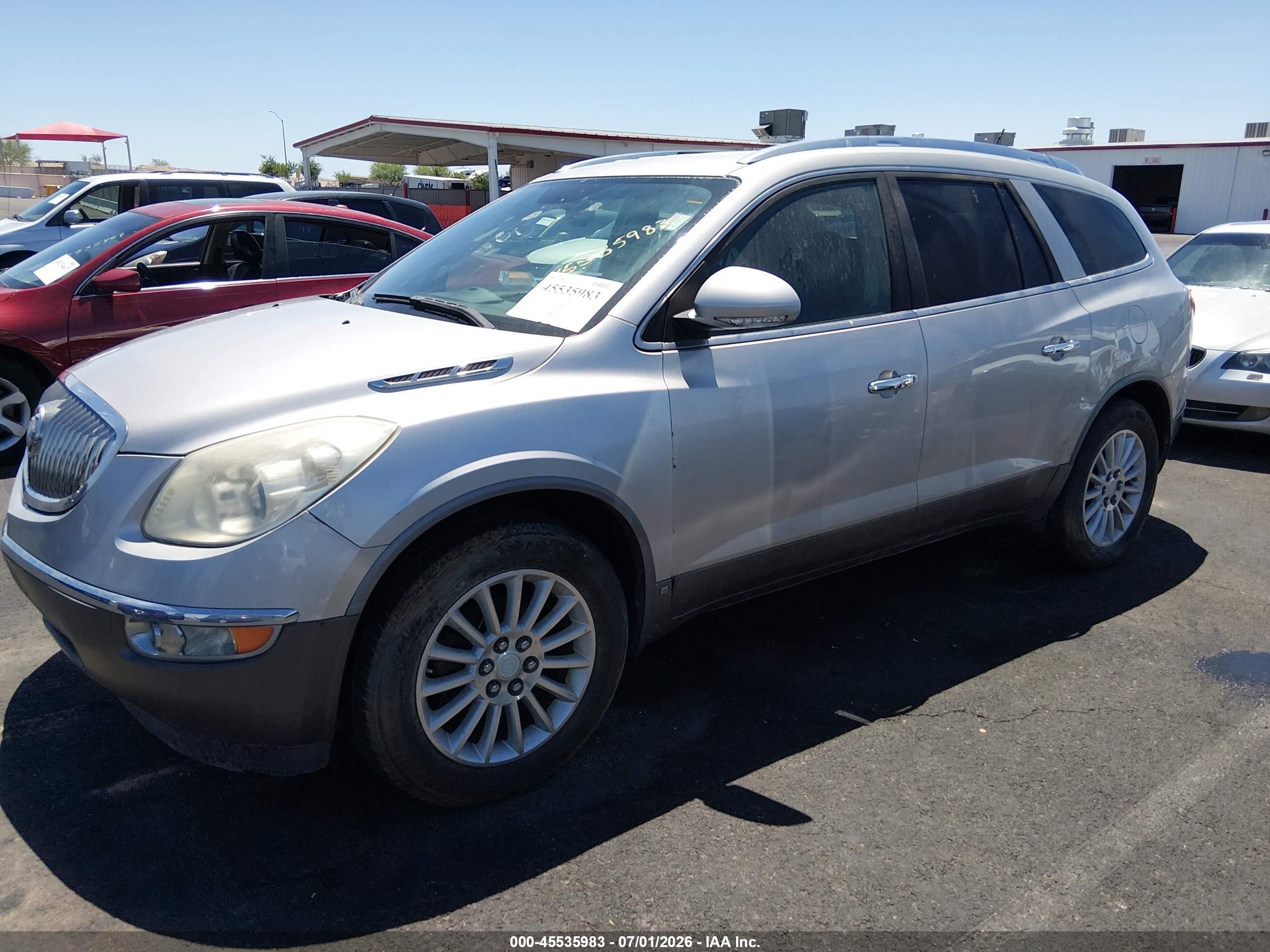 2008 Buick Enclave Cxl Gray vin: 5GAER23738J108930