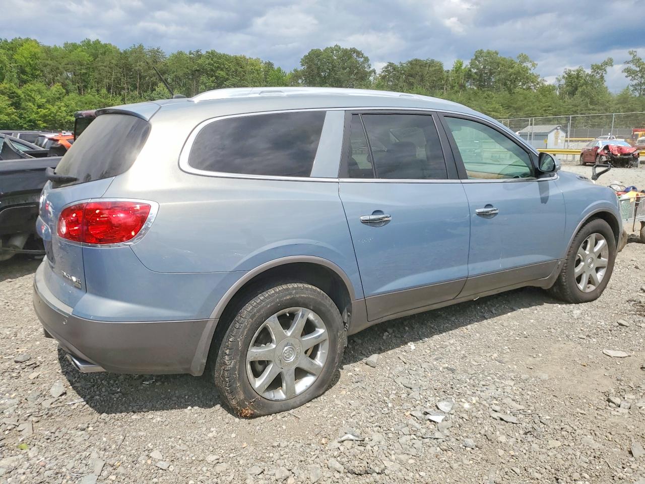 2008 Buick Enclave Cxl Gray vin: 5GAER23738J221518
