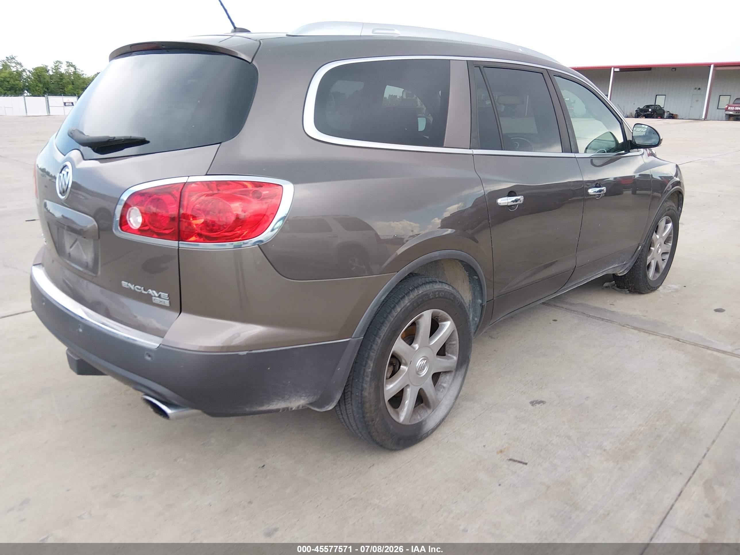 2008 Buick Enclave Cxl Brown vin: 5GAER23738J234155