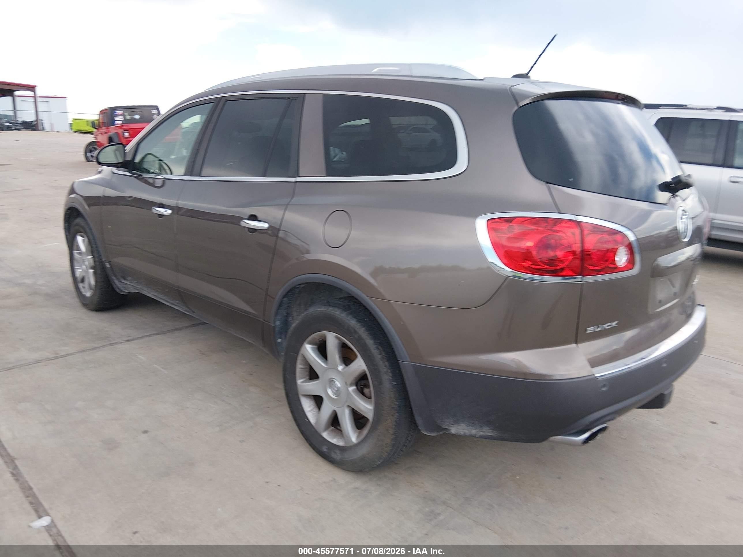 2008 Buick Enclave Cxl Brown vin: 5GAER23738J234155
