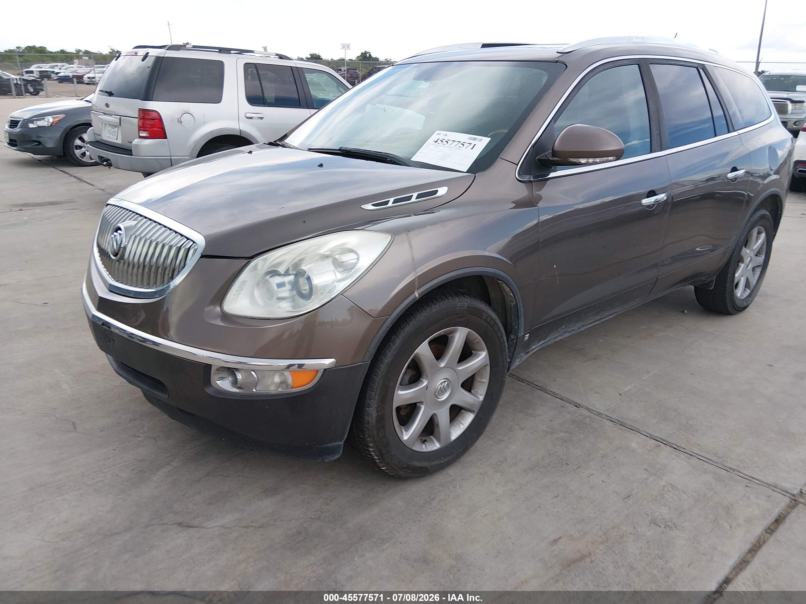 2008 Buick Enclave Cxl Brown vin: 5GAER23738J234155