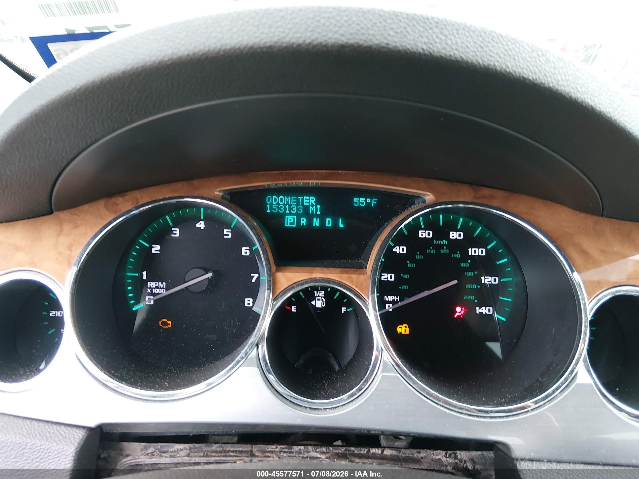 2008 Buick Enclave Cxl Brown vin: 5GAER23738J234155
