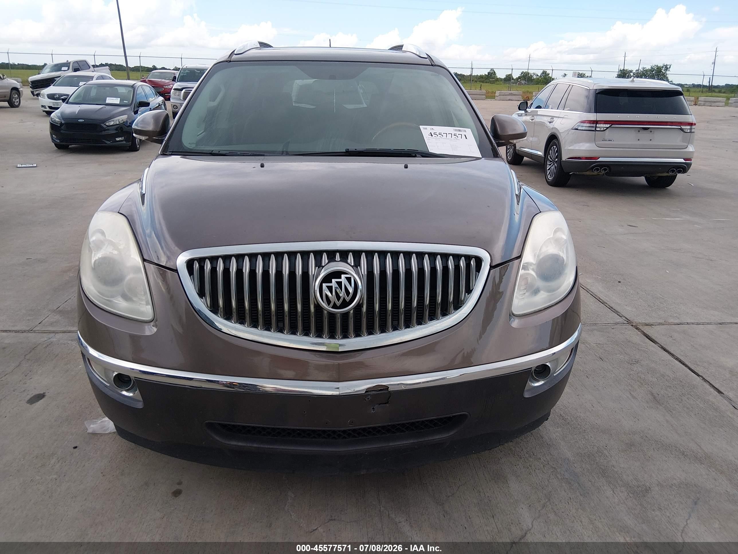 2008 Buick Enclave Cxl Brown vin: 5GAER23738J234155