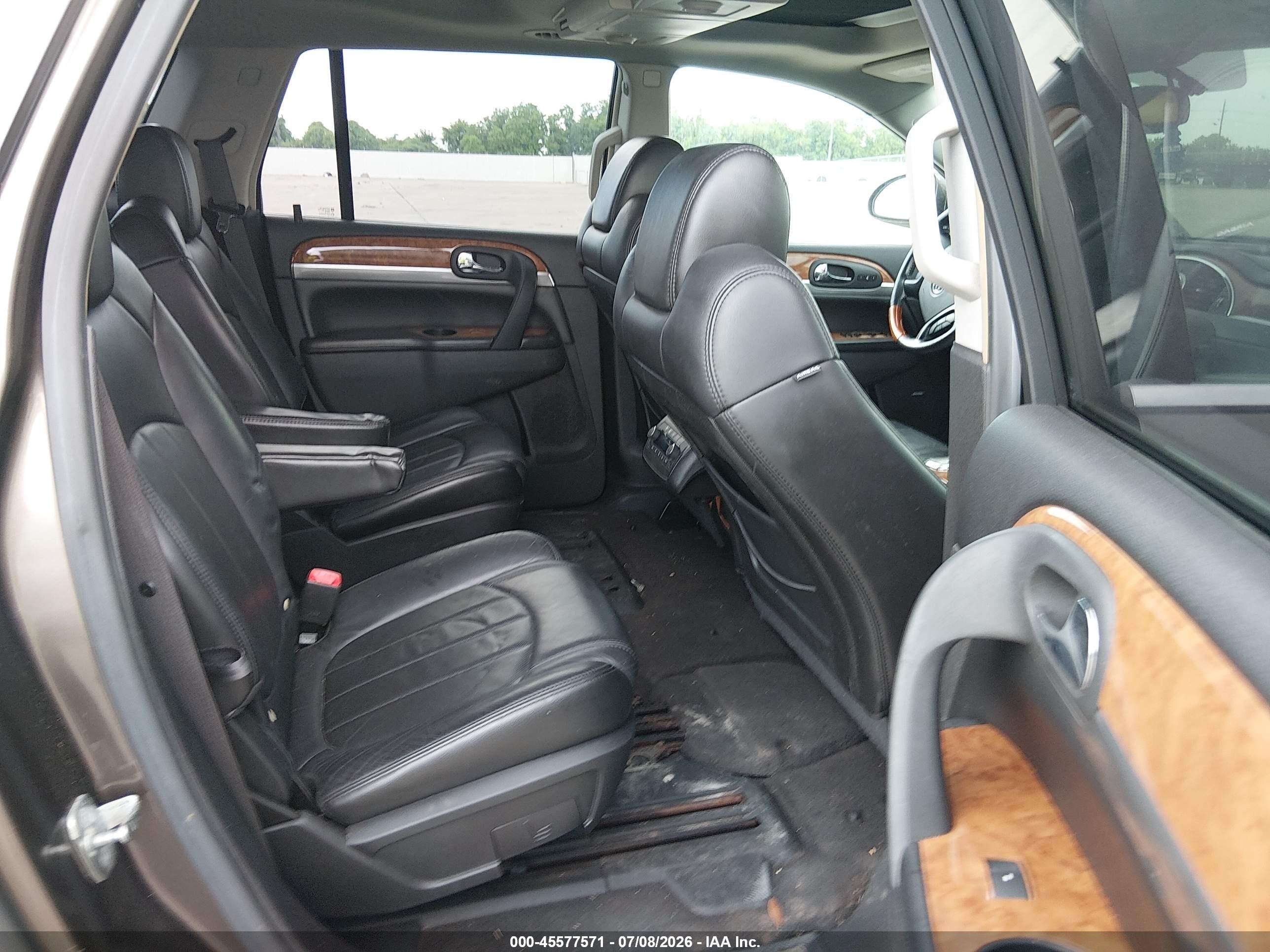2008 Buick Enclave Cxl Brown vin: 5GAER23738J234155