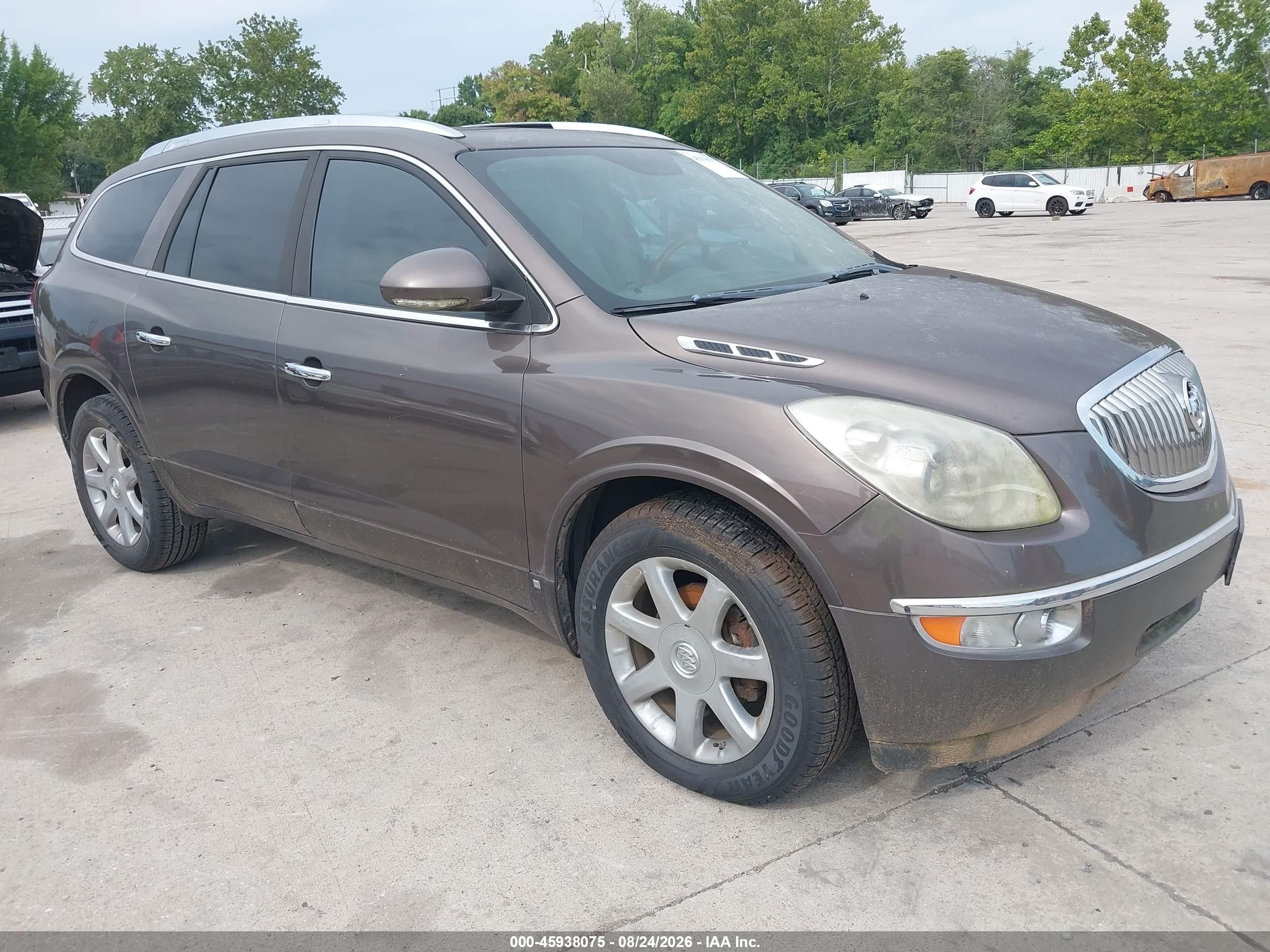 2008 Buick Enclave Cxl Gray vin: 5GAER23738J281153