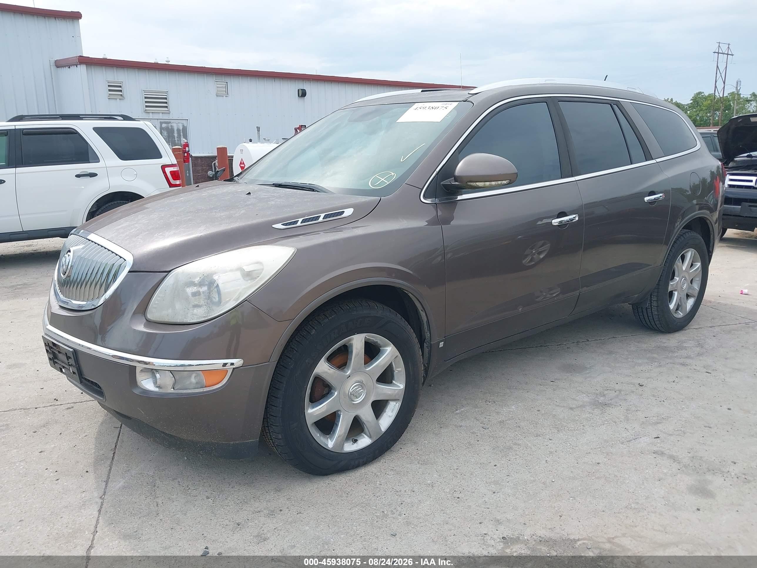 2008 Buick Enclave Cxl Gray vin: 5GAER23738J281153