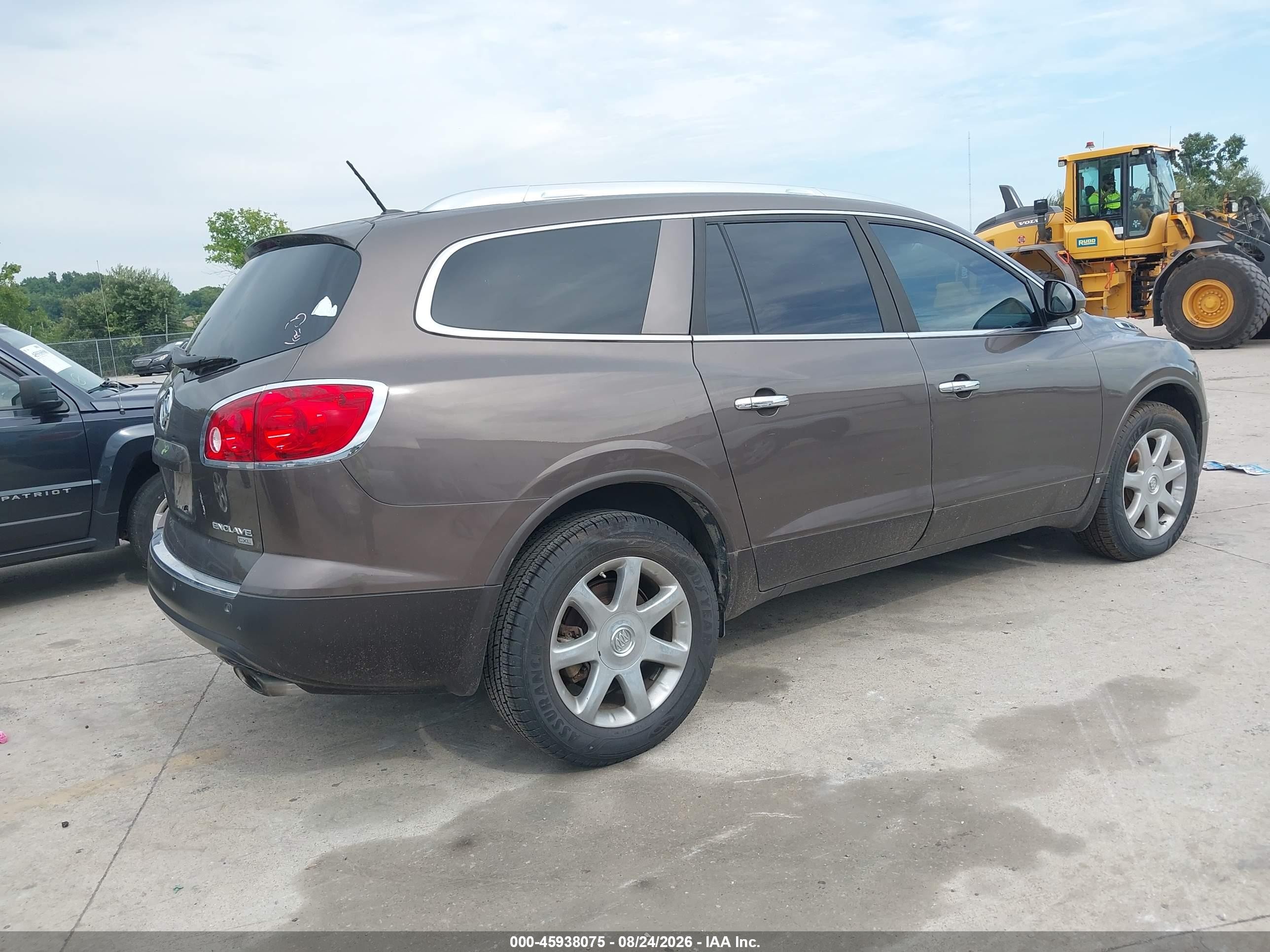 2008 Buick Enclave Cxl Gray vin: 5GAER23738J281153