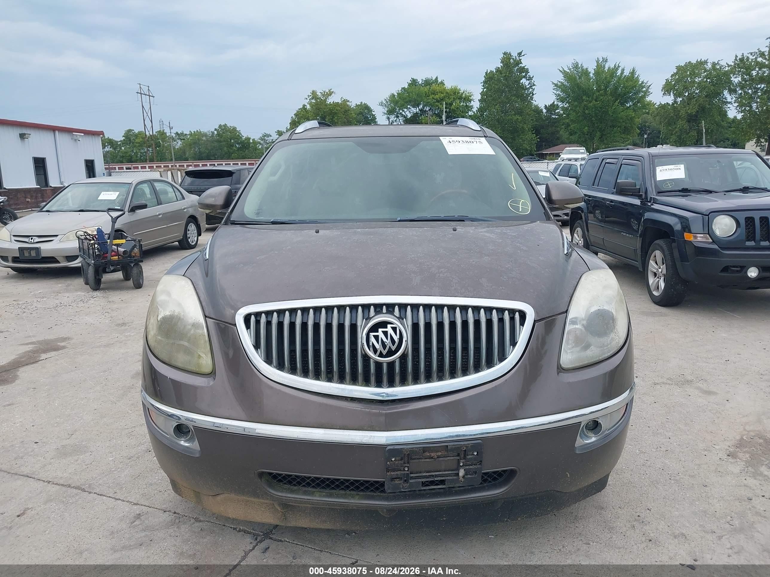 2008 Buick Enclave Cxl Gray vin: 5GAER23738J281153