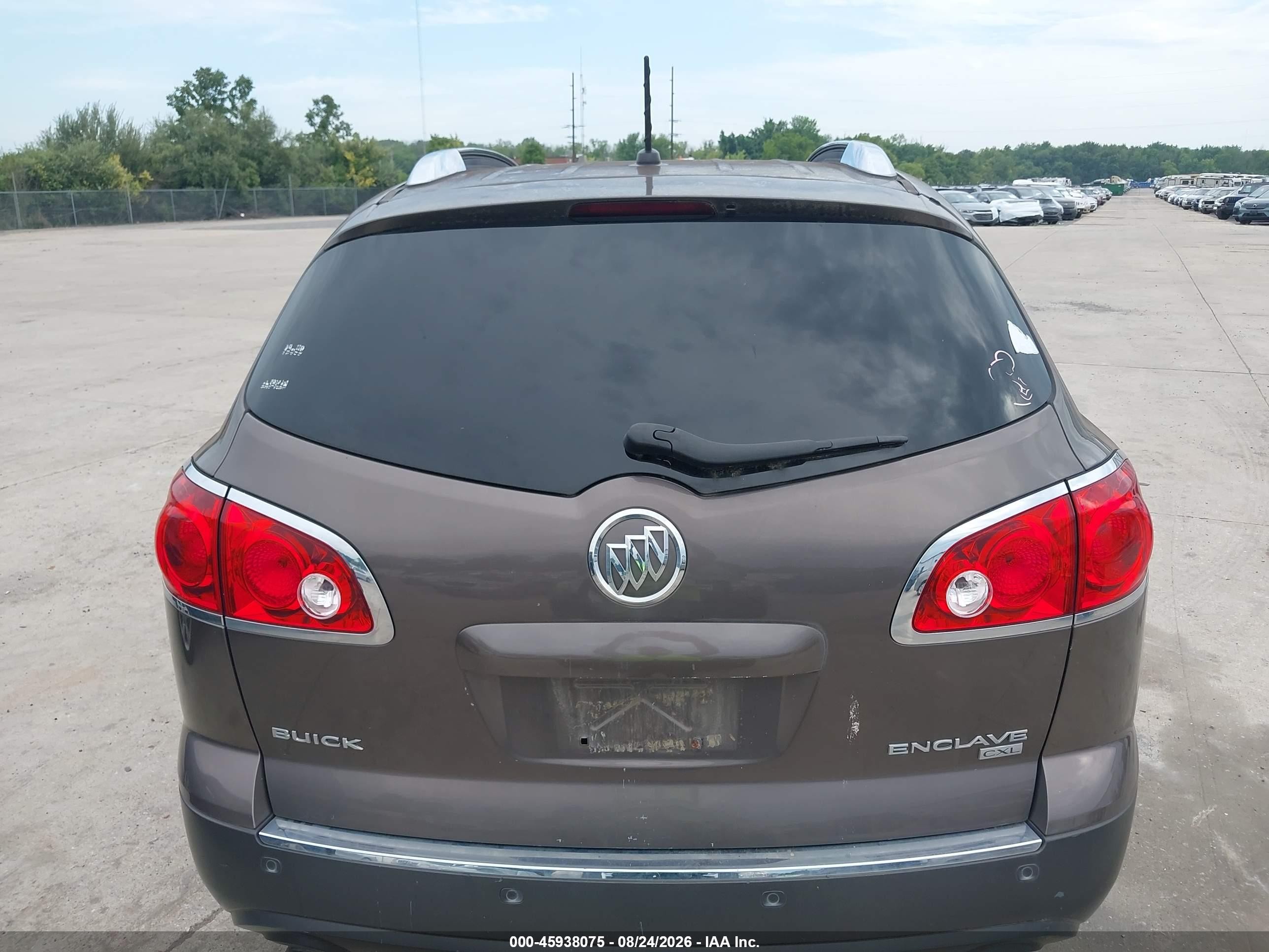 2008 Buick Enclave Cxl Gray vin: 5GAER23738J281153
