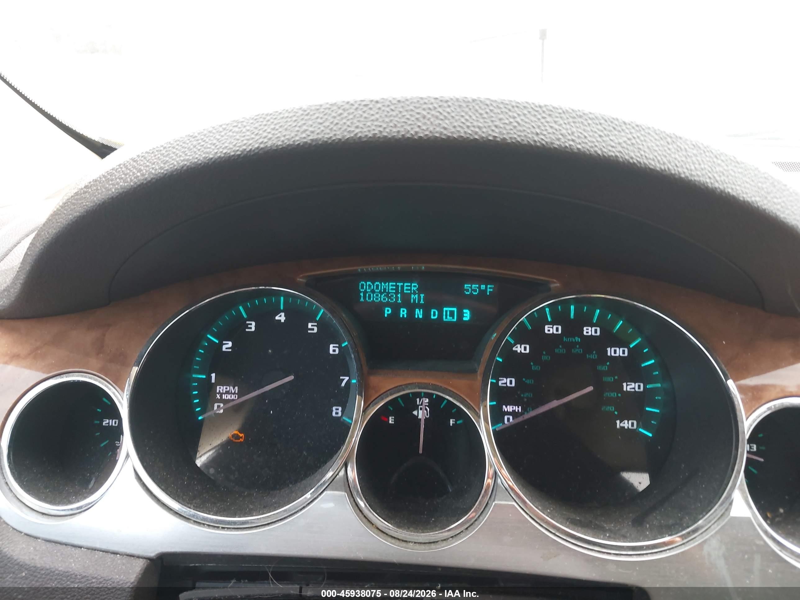 2008 Buick Enclave Cxl Gray vin: 5GAER23738J281153