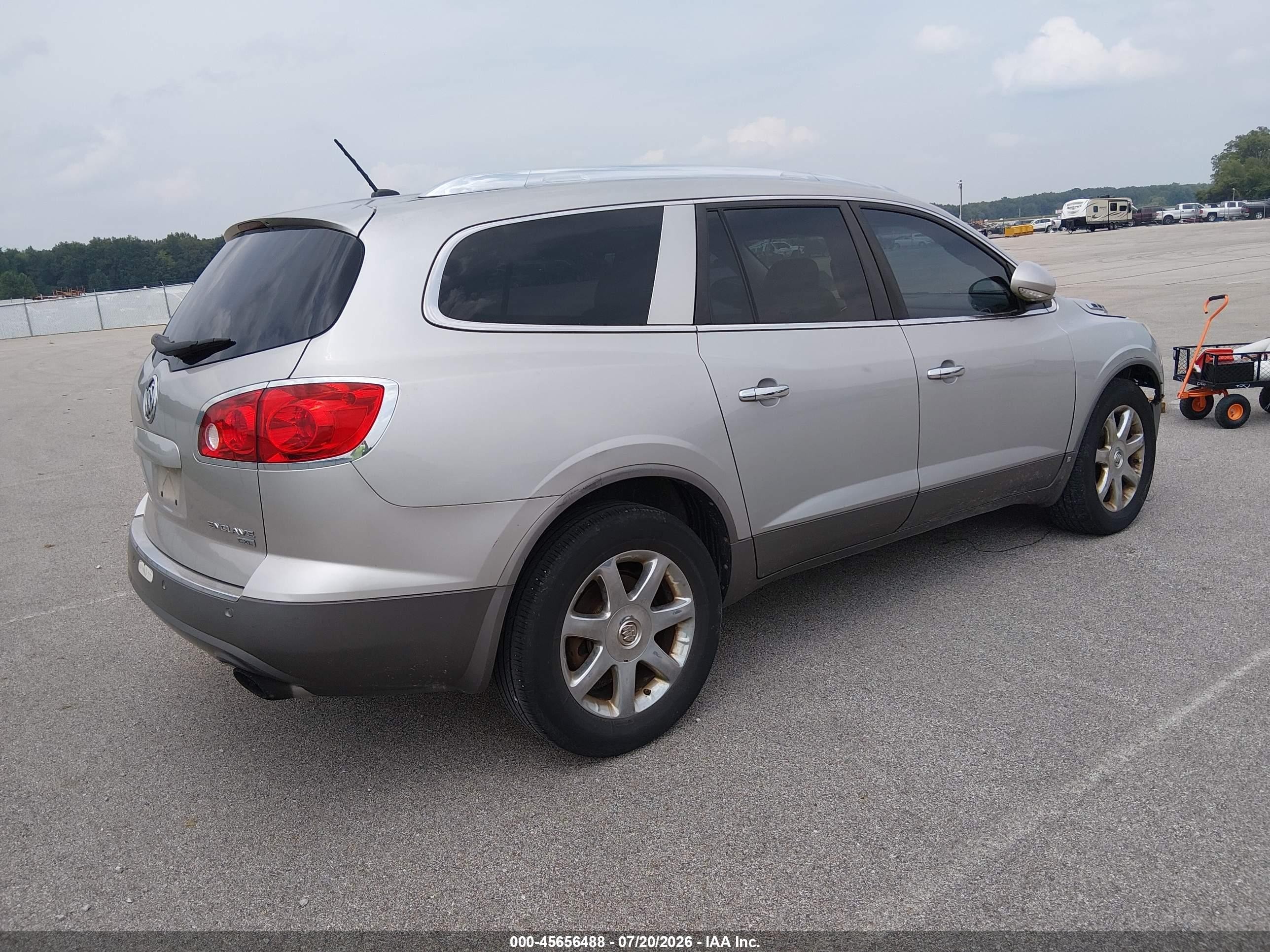 2008 Buick Enclave Cxl Silver vin: 5GAER23748J151639