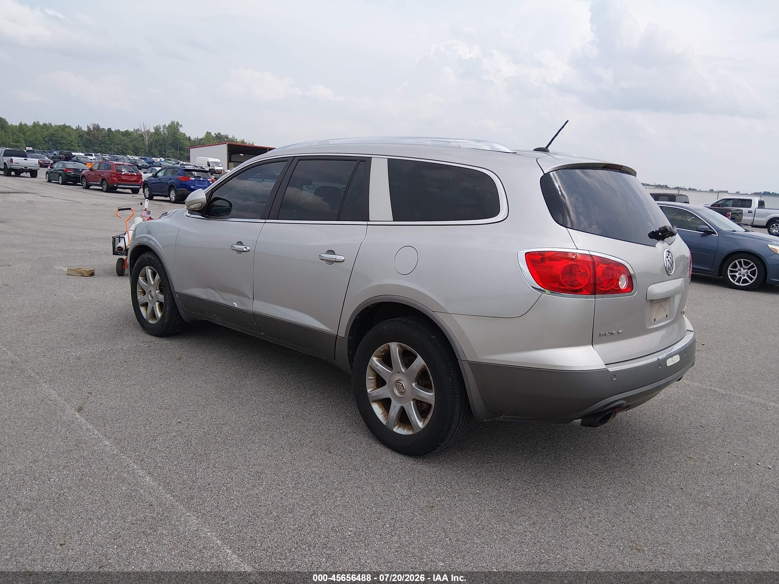 2008 Buick Enclave Cxl Silver vin: 5GAER23748J151639