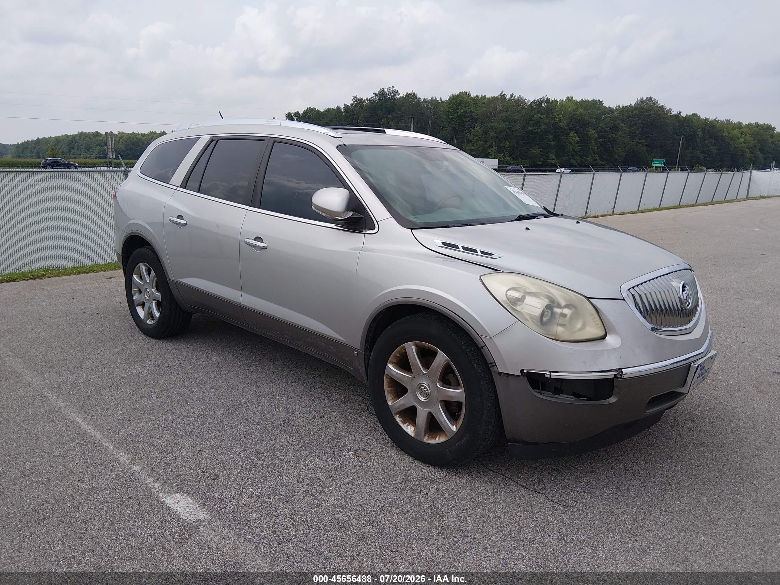 2008 Buick Enclave Cxl Silver vin: 5GAER23748J151639
