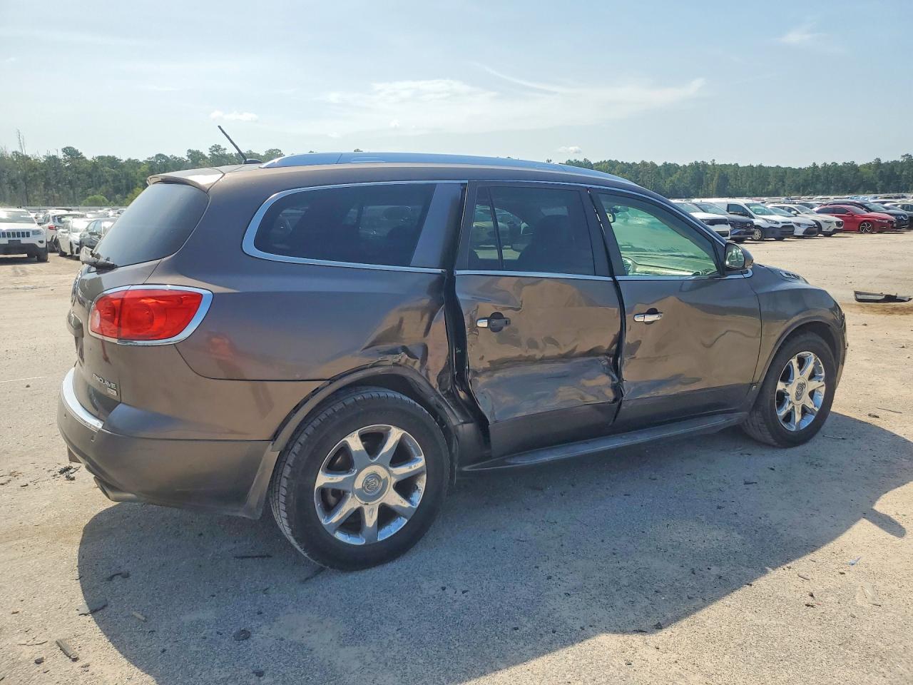 2008 Buick Enclave Cxl Gray vin: 5GAER23748J206011