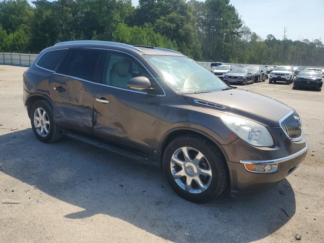 2008 Buick Enclave Cxl Gray vin: 5GAER23748J206011
