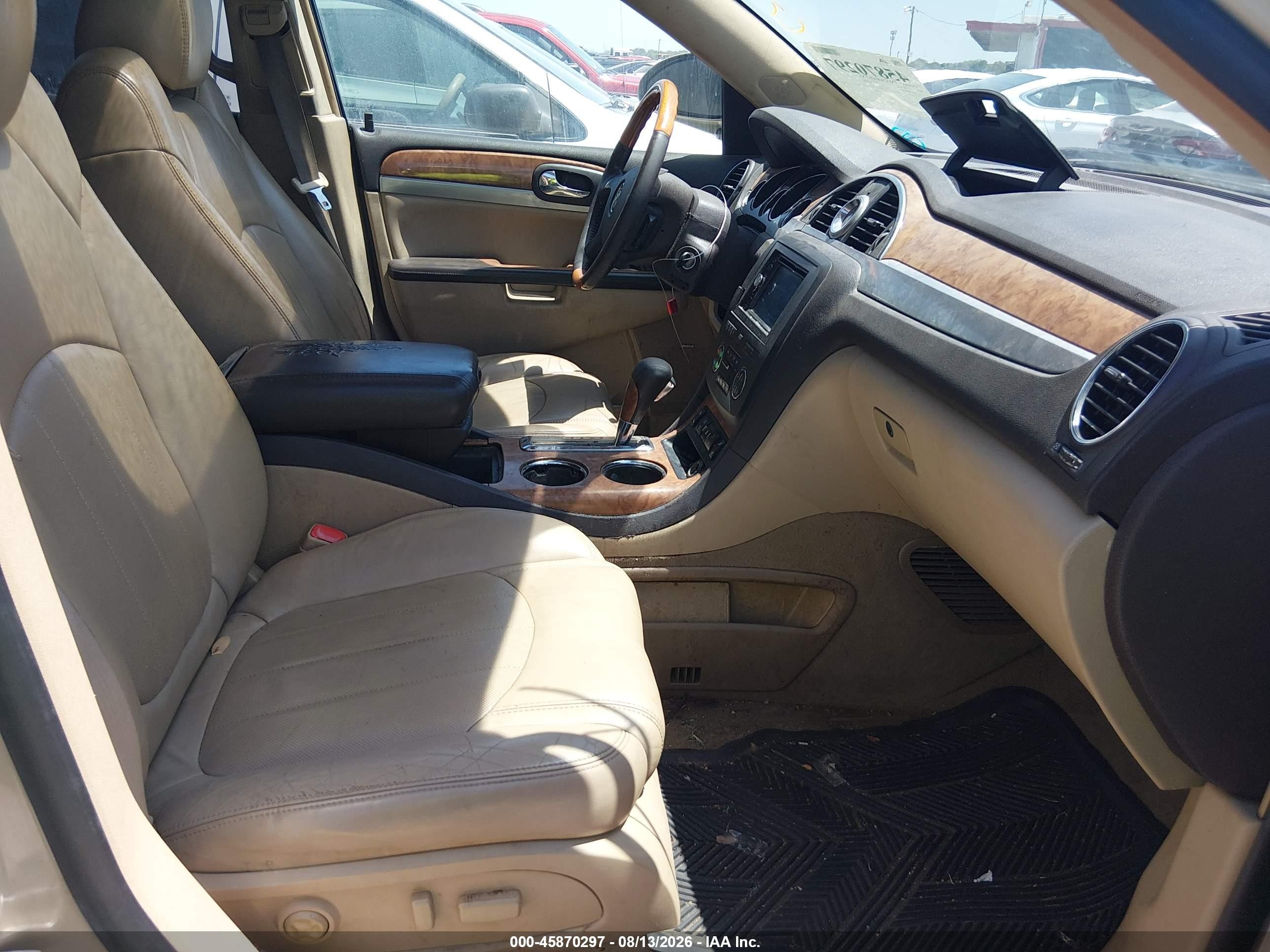 2008 Buick Enclave Cxl Beige vin: 5GAER23758J100201