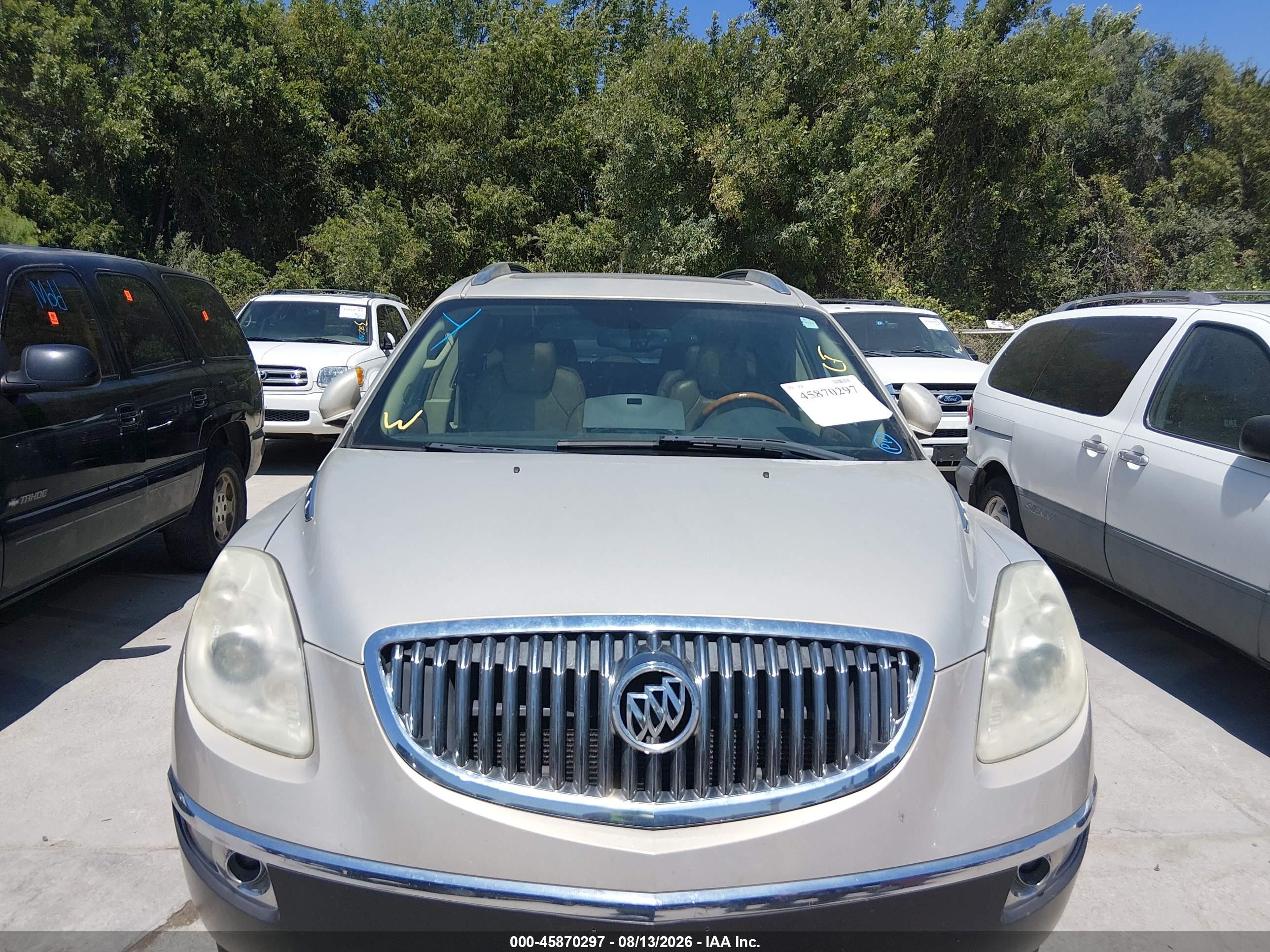 2008 Buick Enclave Cxl Beige vin: 5GAER23758J100201