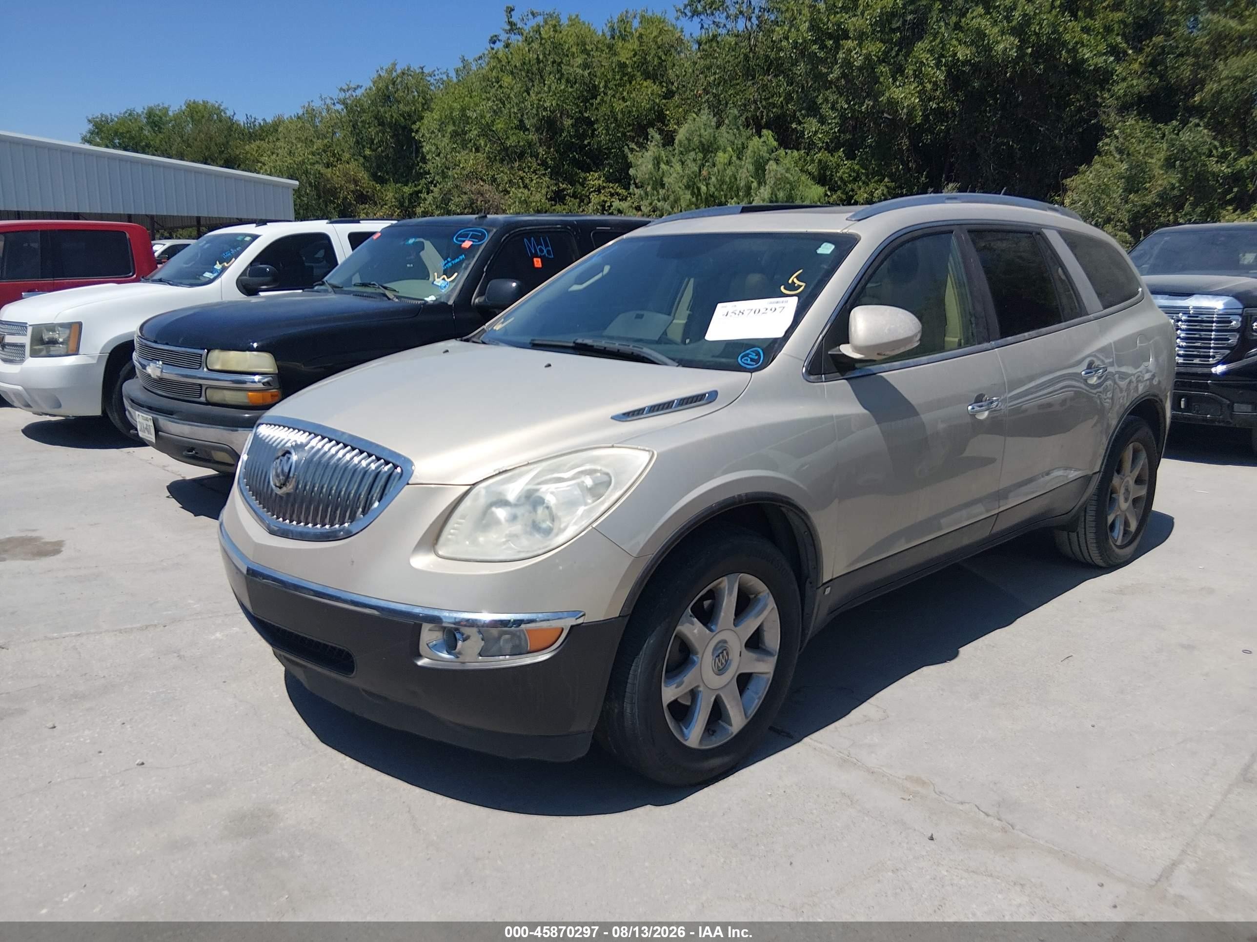 2008 Buick Enclave Cxl Beige vin: 5GAER23758J100201