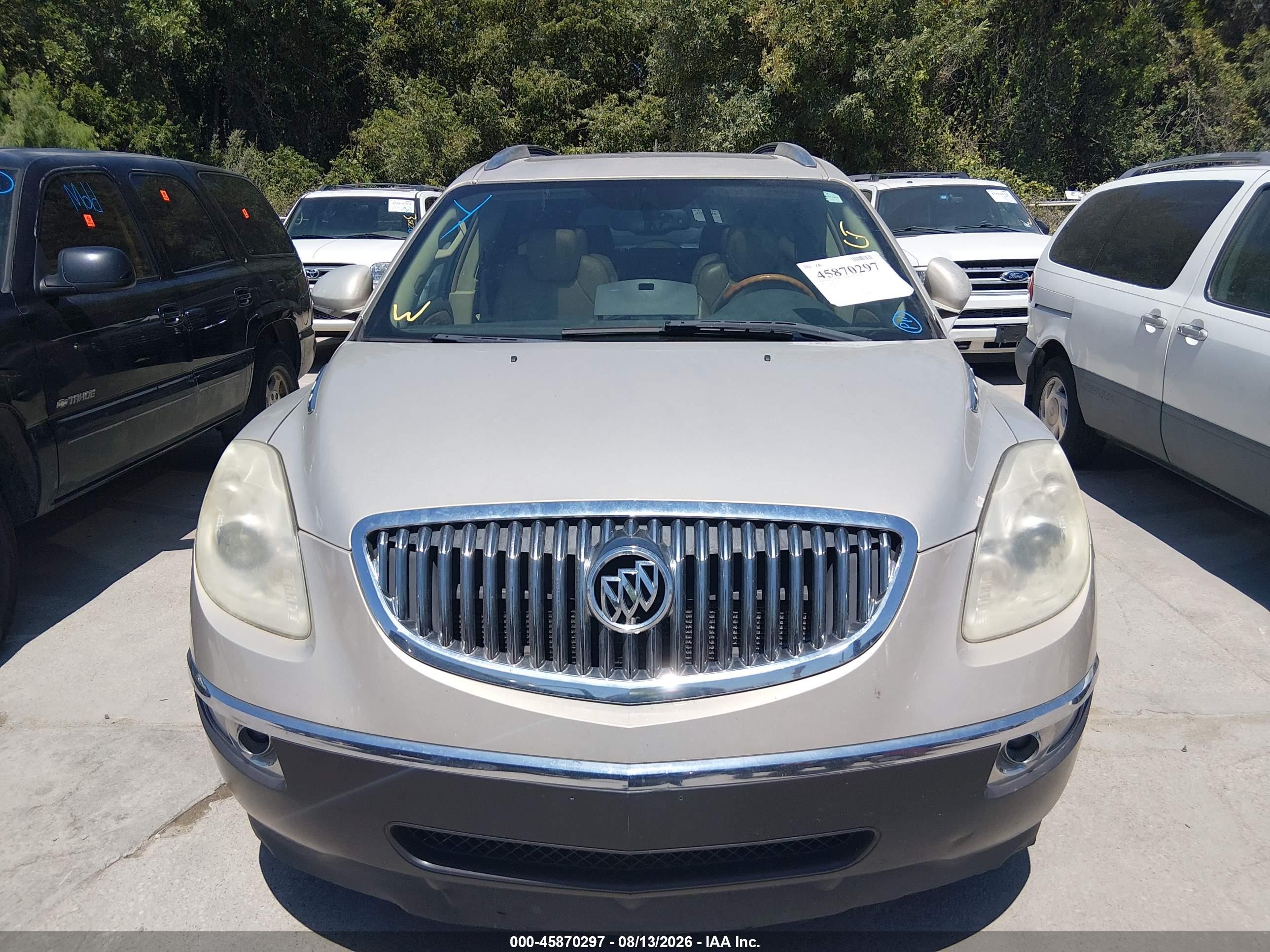 2008 Buick Enclave Cxl Beige vin: 5GAER23758J100201