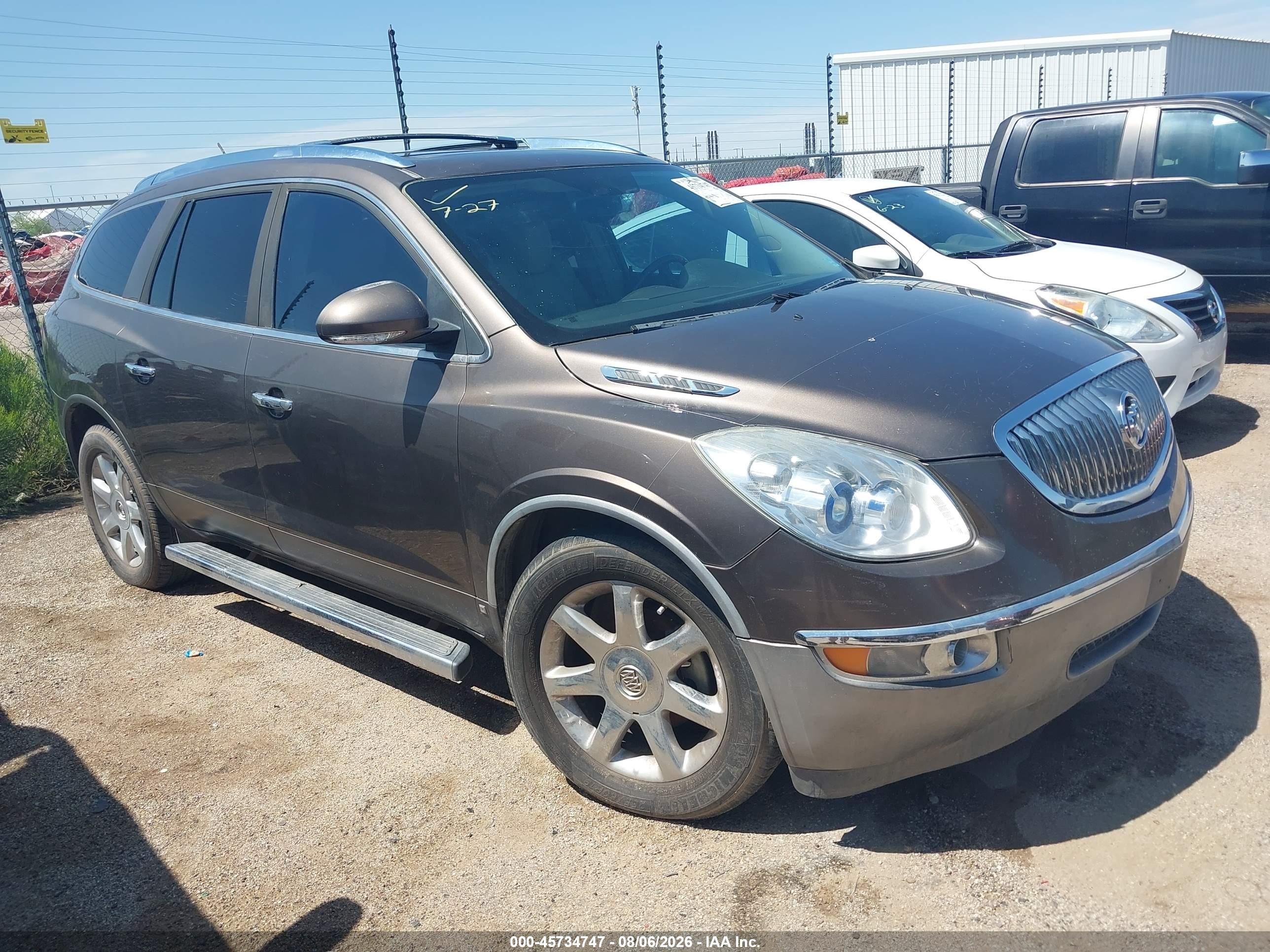 2008 Buick Enclave Cxl Brown vin: 5GAER23758J107763