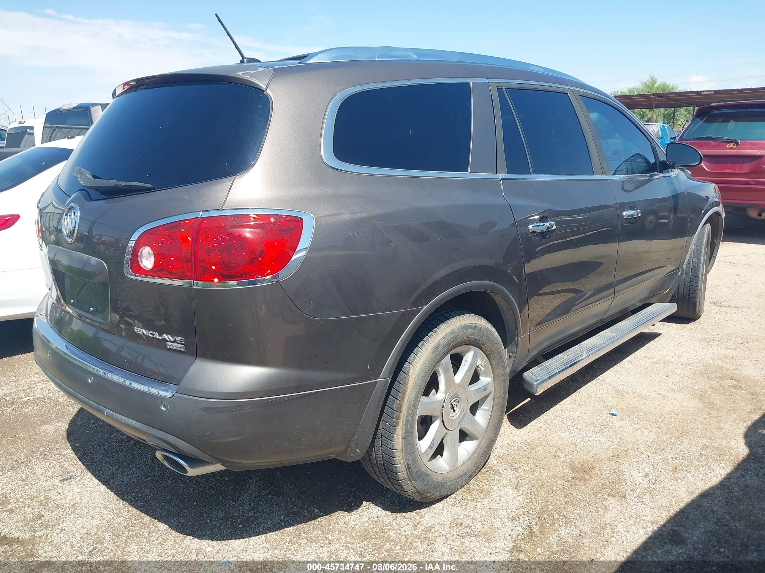 2008 Buick Enclave Cxl Brown vin: 5GAER23758J107763