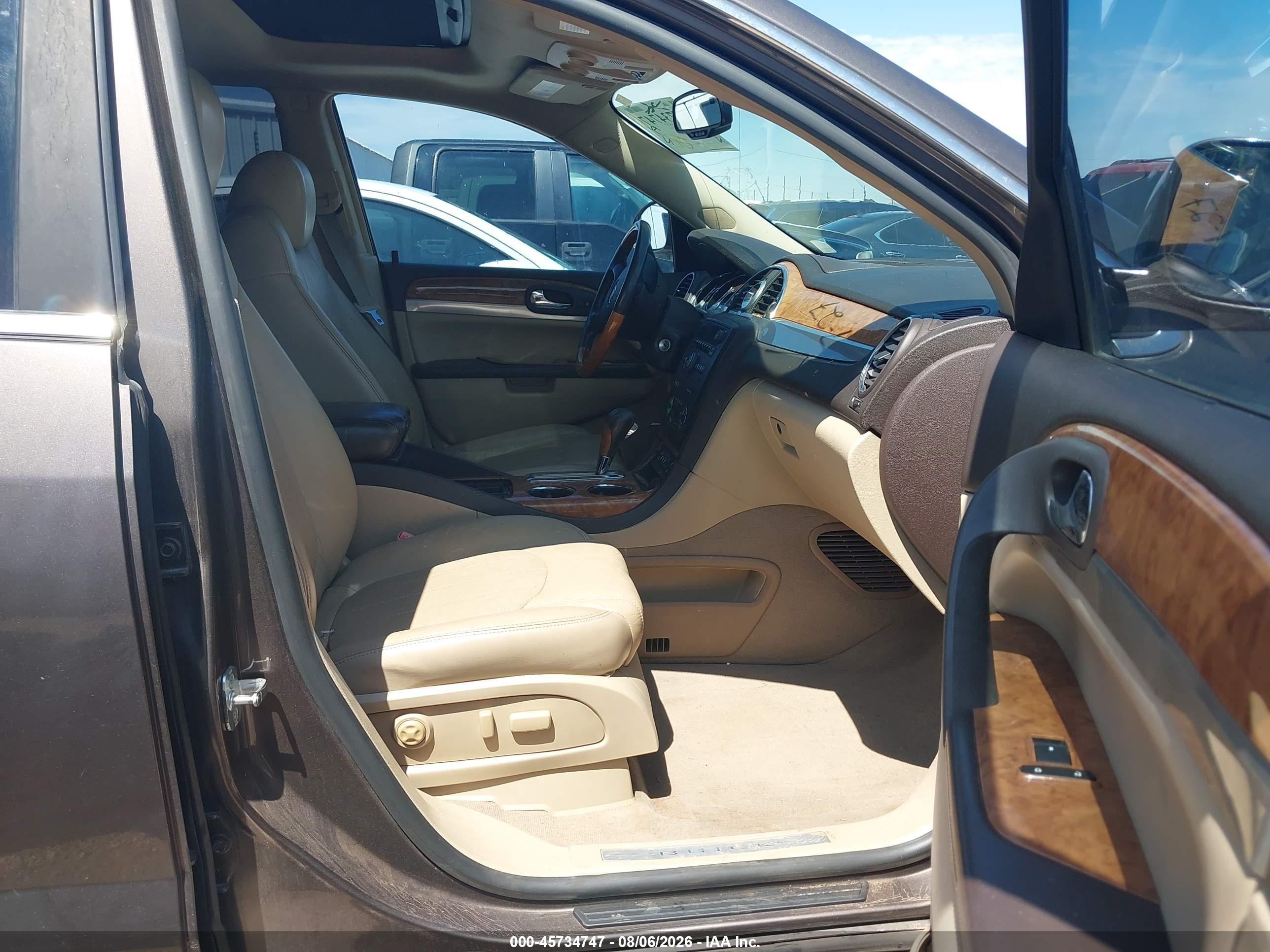 2008 Buick Enclave Cxl Brown vin: 5GAER23758J107763