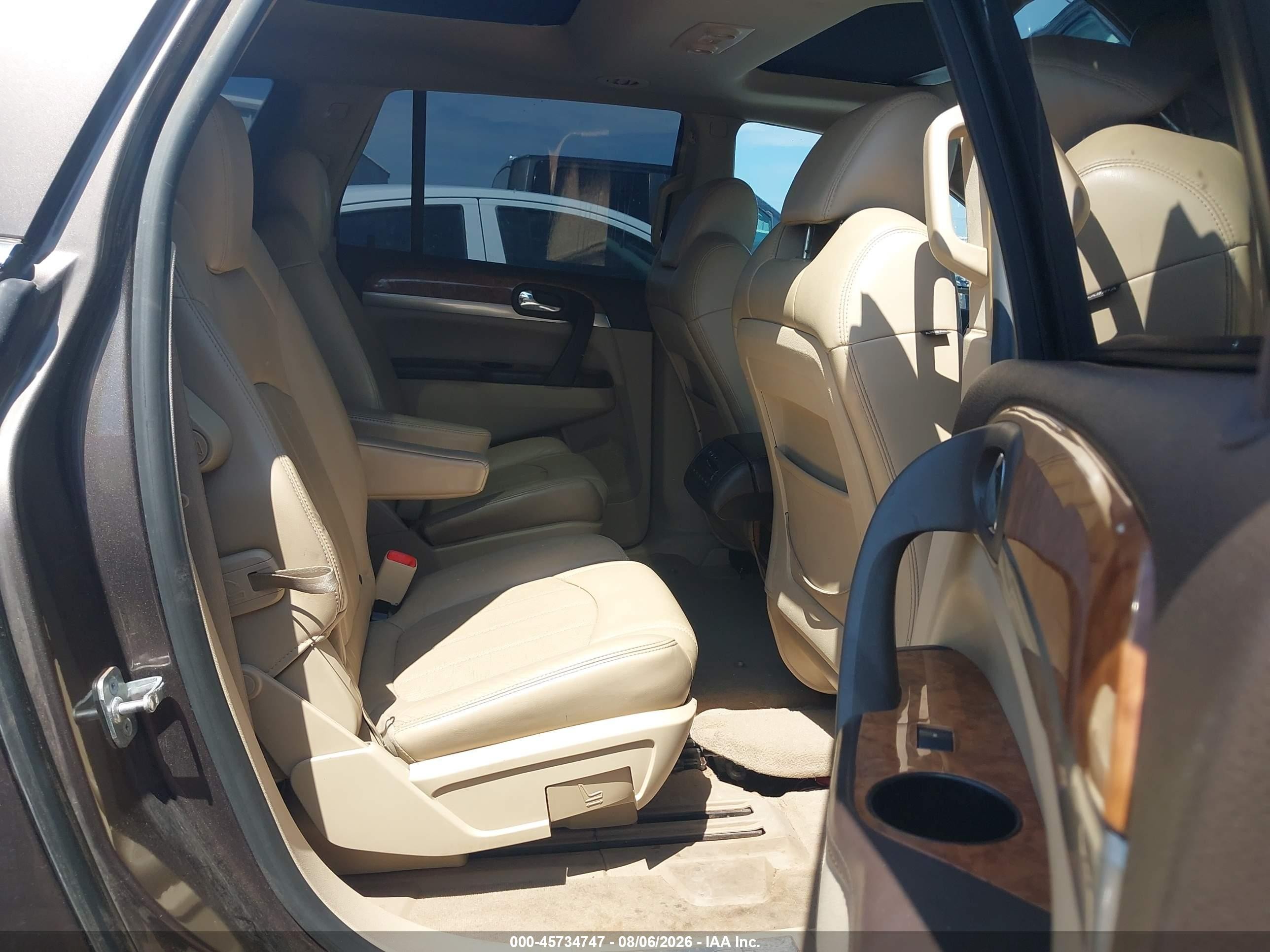 2008 Buick Enclave Cxl Brown vin: 5GAER23758J107763