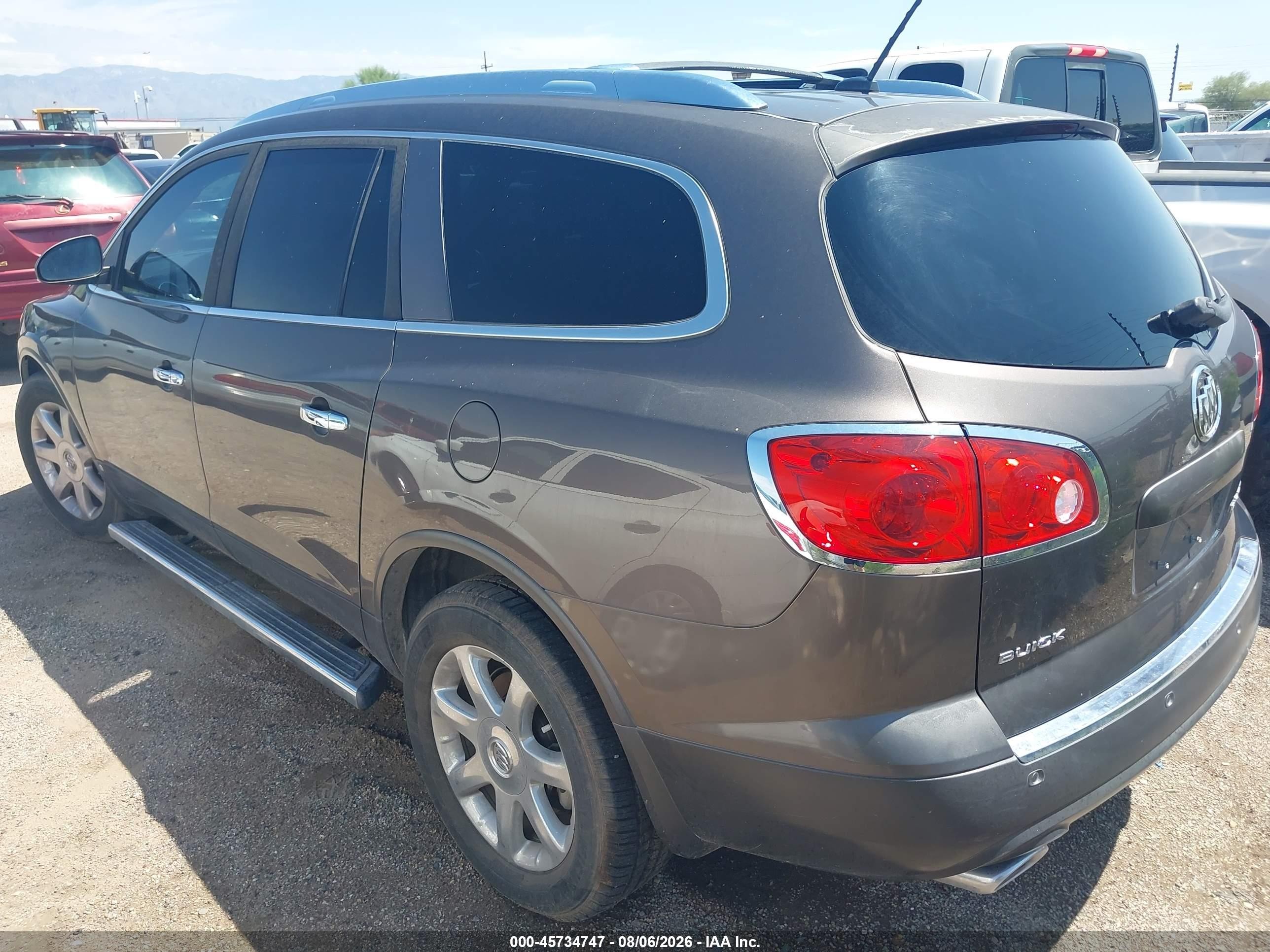 2008 Buick Enclave Cxl Brown vin: 5GAER23758J107763
